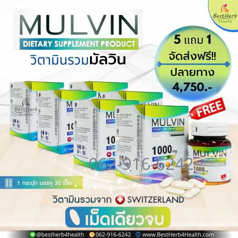 Mulvin Vitamin วิตามินรวมมัลวิน เม็ดเดียวจบเพื่อปกป้องร่างกาย