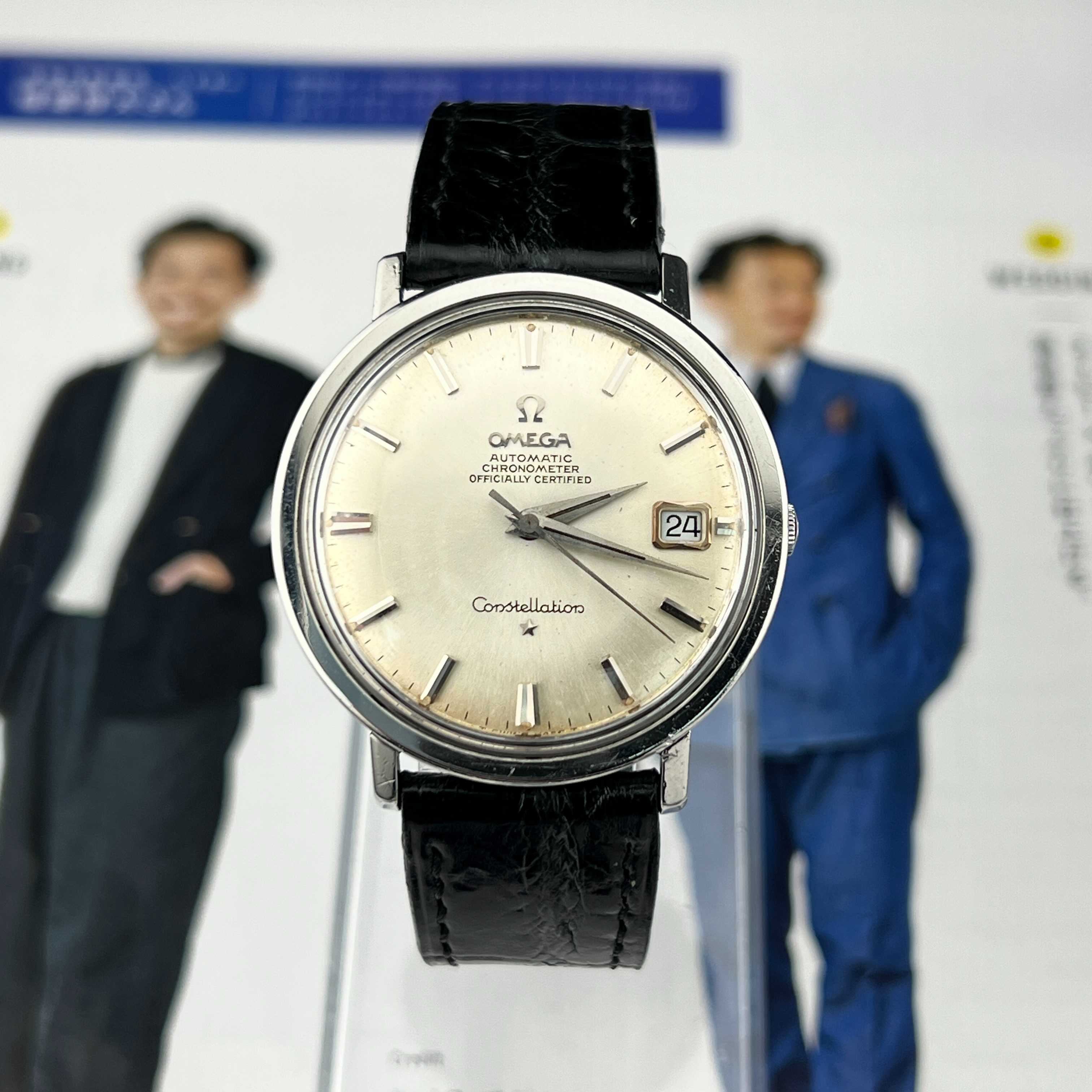 Vintage 0mega Constellation Automatic 24Jewels Silver Dial Ref.ST168.004 Cal.561 Date 1966