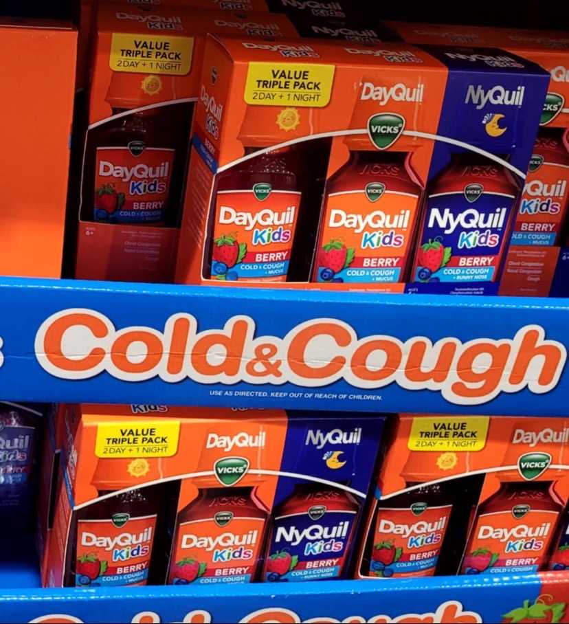 Vick’s children’s Dayquil & NYQuil สูตรน้ำ ไข้ ไอ หวัด  สำหรับเด็ก สูตรกลางวัน และ กลางคืน