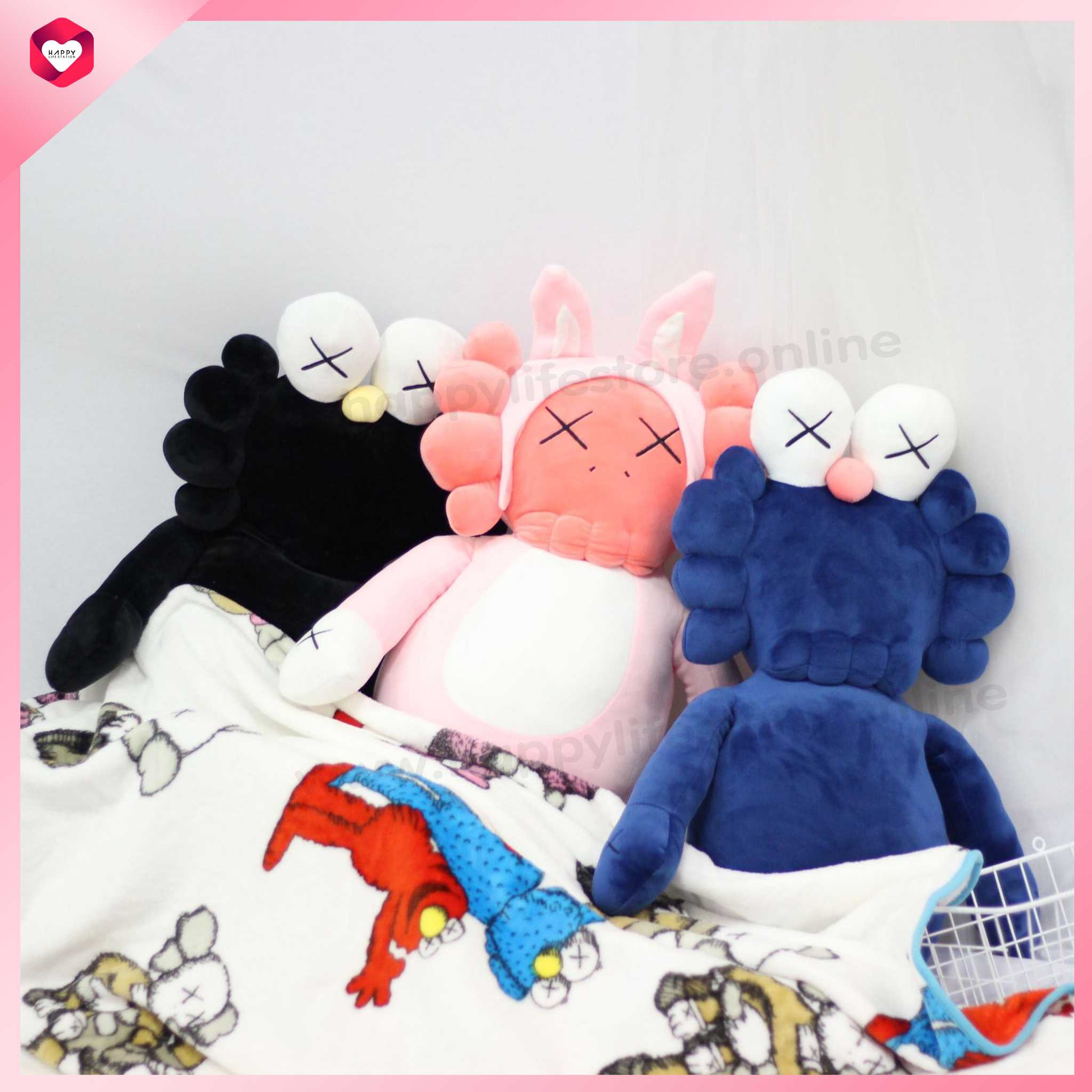 HappyLife หมอนผ้าห่ม Monster ผ้าห่มในรถ หมอนผ้าห่มแยกได้ ผ้าห่มเด็ก ผ้าห่มพกพา
