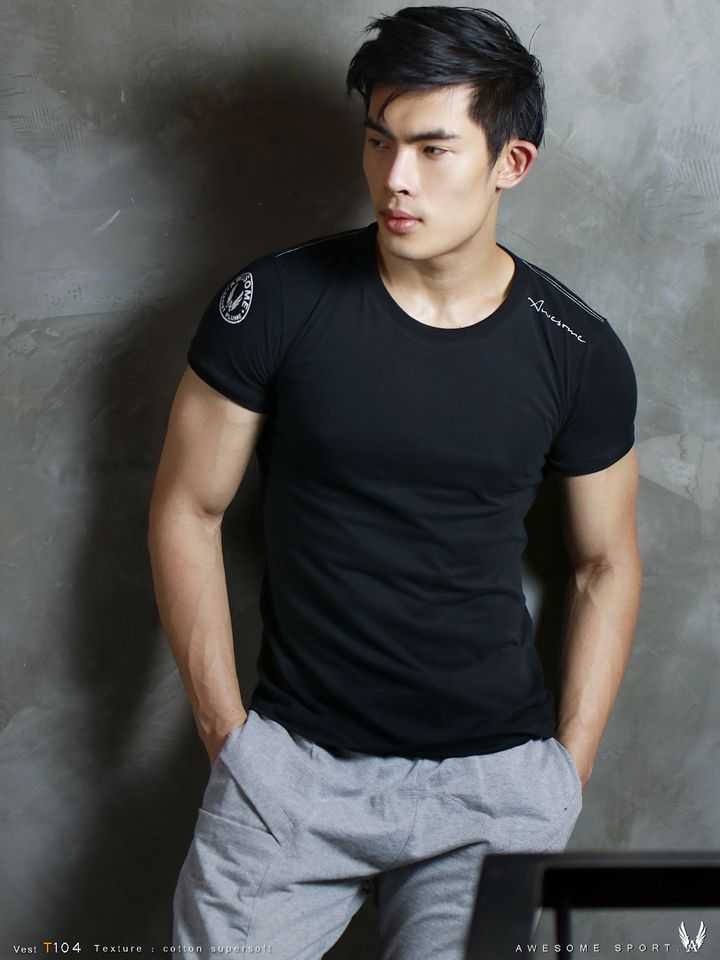 T104  เสื้อยืดแขนสั้น awesome sport