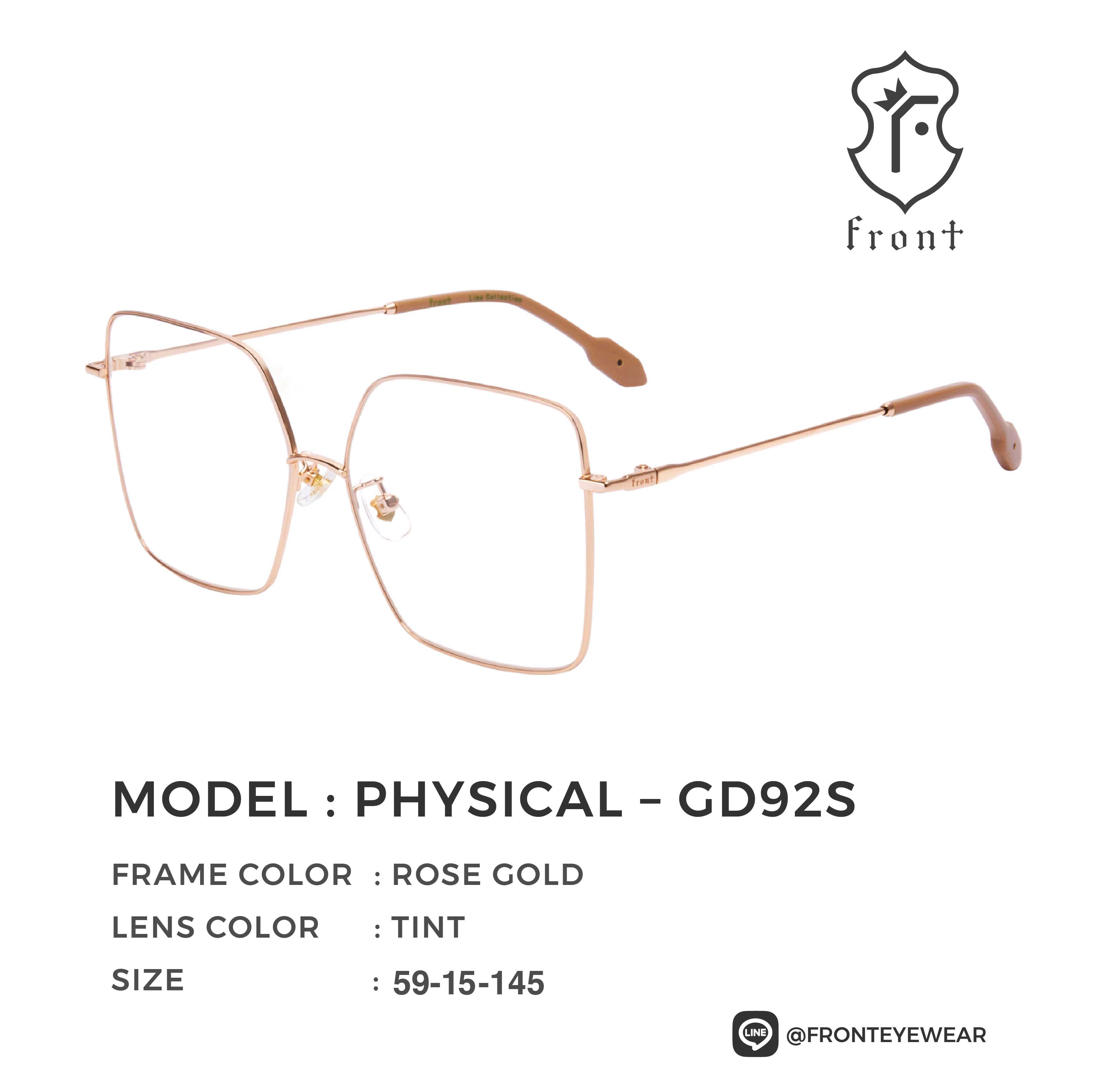 Wsoptics FRONT - แว่นกันแดด รุ่น Physical (สามารถนำไปตัดเลนส์สายตาได้ค่ะ) - Fronteyewearthailand