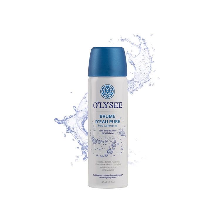 OLYSEE Pure Water Spray 50 ml. น้ำแร่ โอลิเซ่ เพียว วอเตอร์  น้ำแร่บริสุทธิ์ เติมความชุ่มชื่นให้ผิว