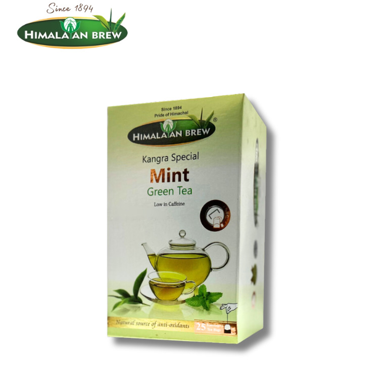 Himalayan Brew Mint Green Tea (25 tea bags) (low caffeine)