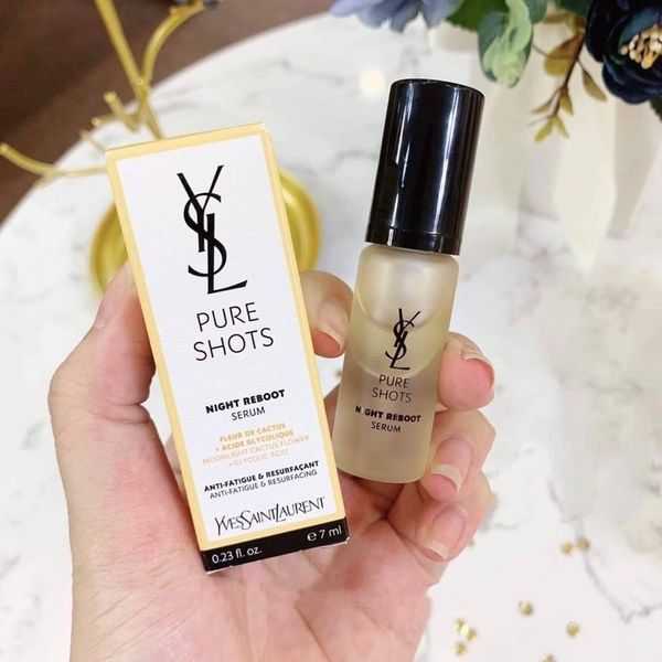 YSL Pure Shots Night Reboot Serum​ ( ขนาด 7ml/พร้อมกล่อง )