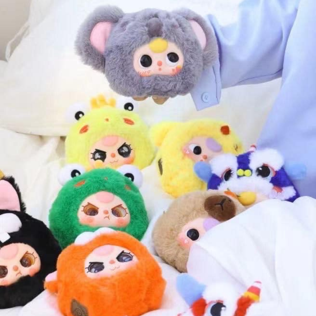 ❣️ พร้อมส่ง ❣️ แบบสุ่ม ❣️ Baby Three V2 Generation Plush Doll ( YIWU ) 🧹🎪💌 [ ส่งฟรี ]