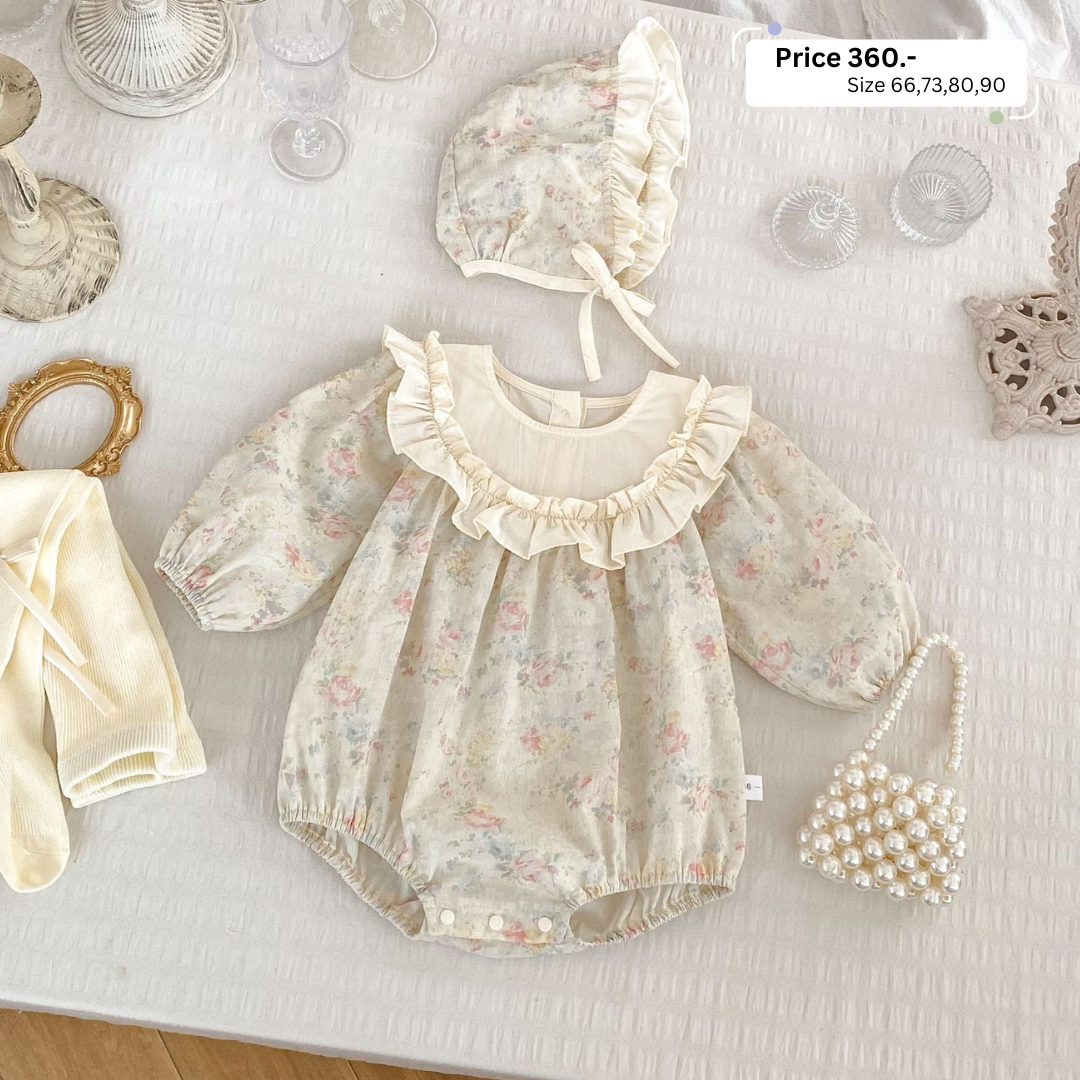ชุดแขนยาวดอกไม้(RP0435)
