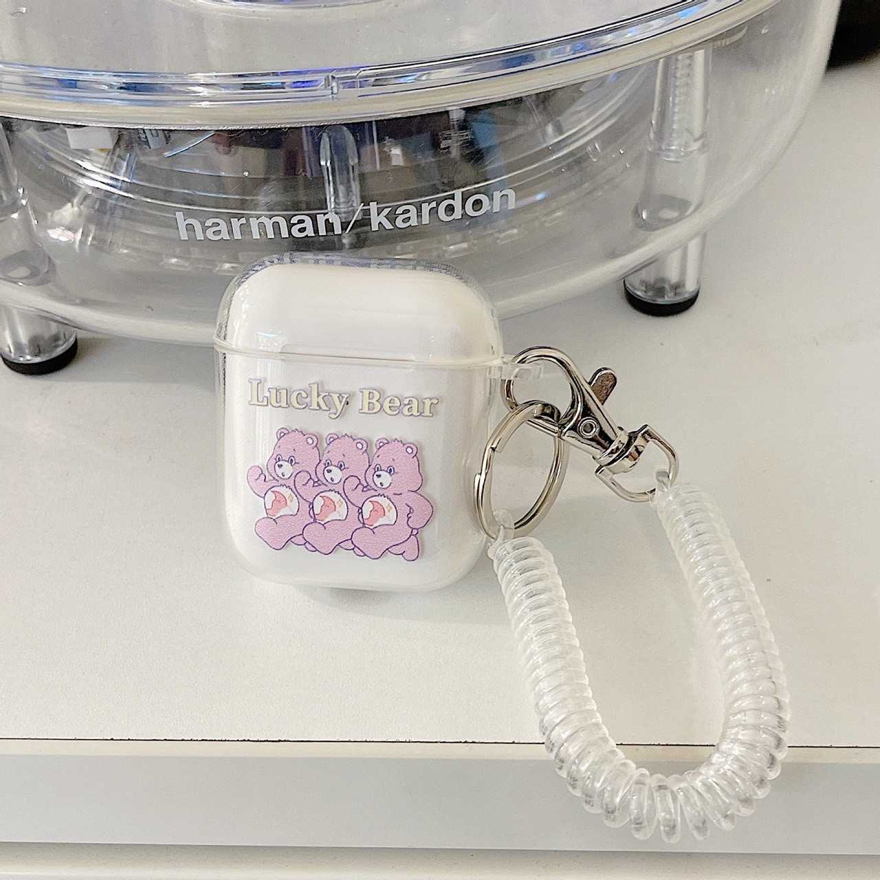 ♥ เคส Airpods : Carebears สีม่วง lucky bear