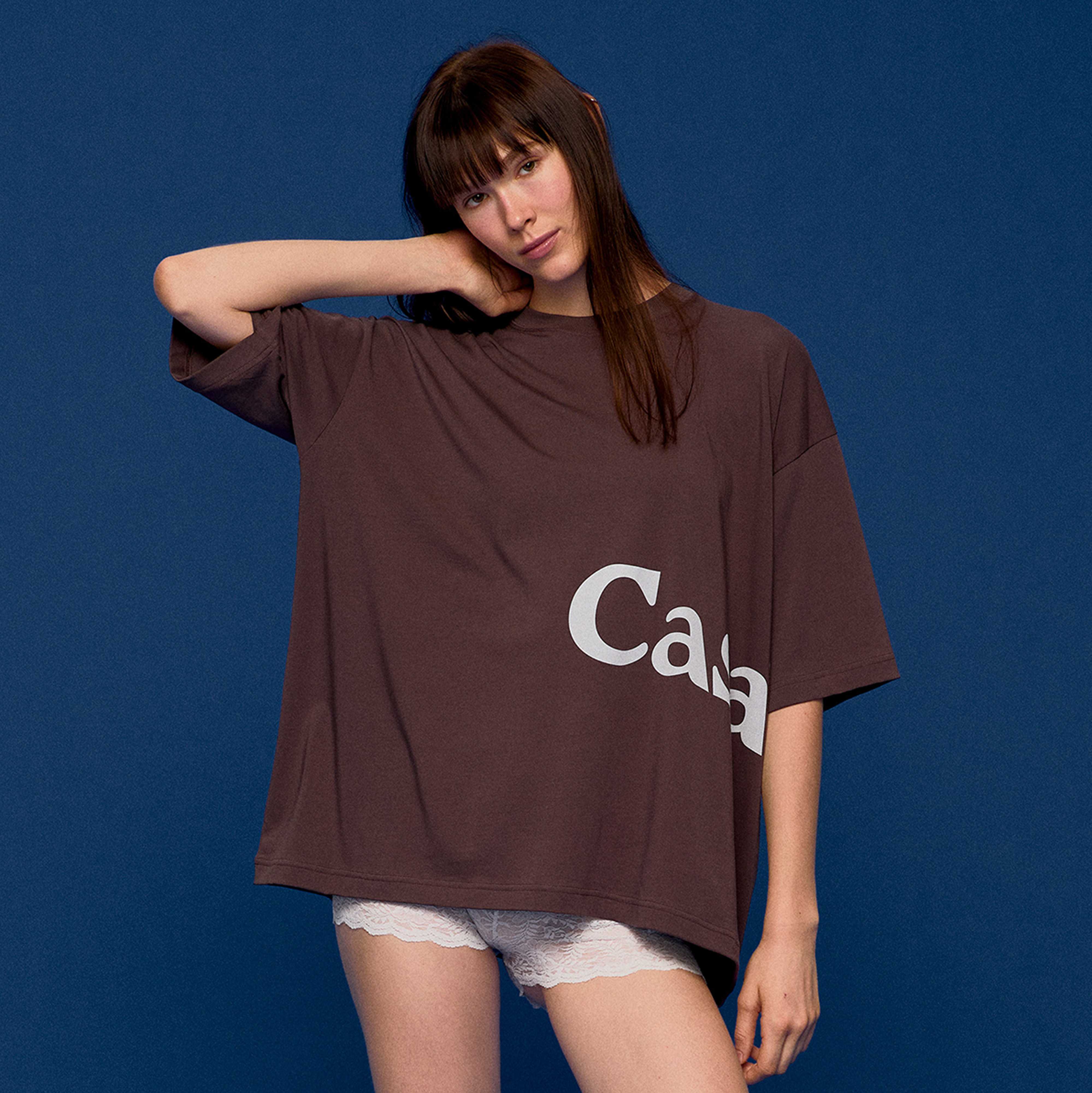 TEE C LOGO (BROWN)