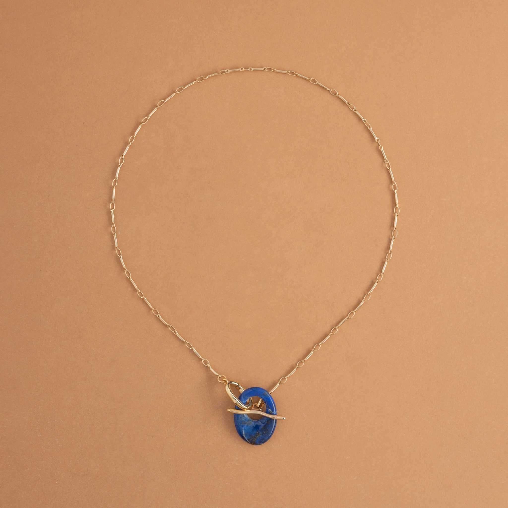 LAPIS PENDANT NECKLACE