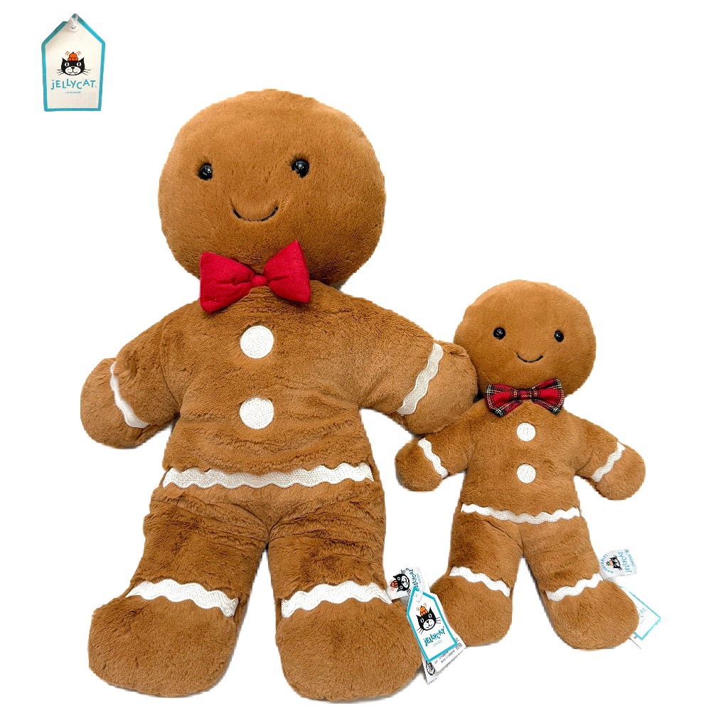 JELLYCAT ตุ๊กตาผ้าขน Jolly Gingerbread Fred ของใหม่  ของแท้จาก London