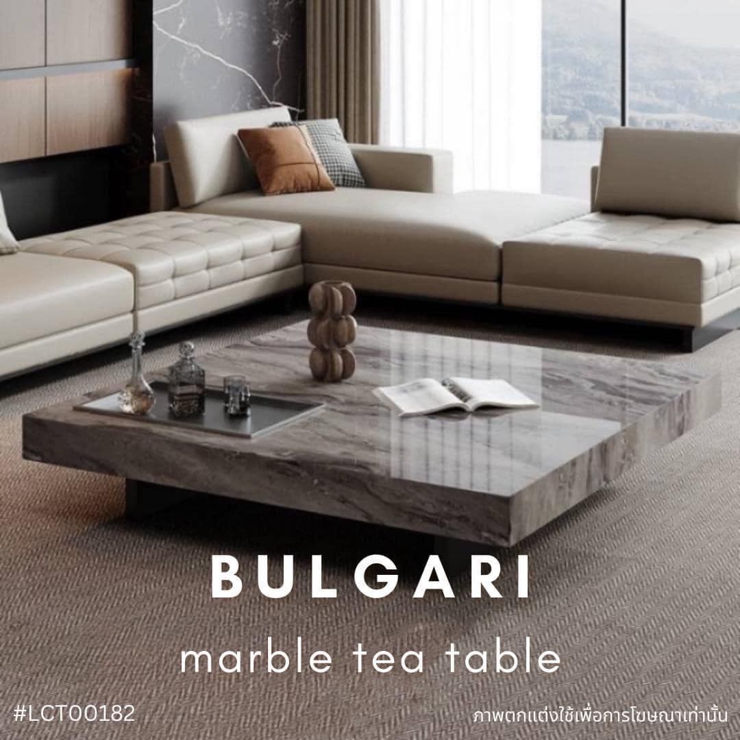 BULGARI marble tea table