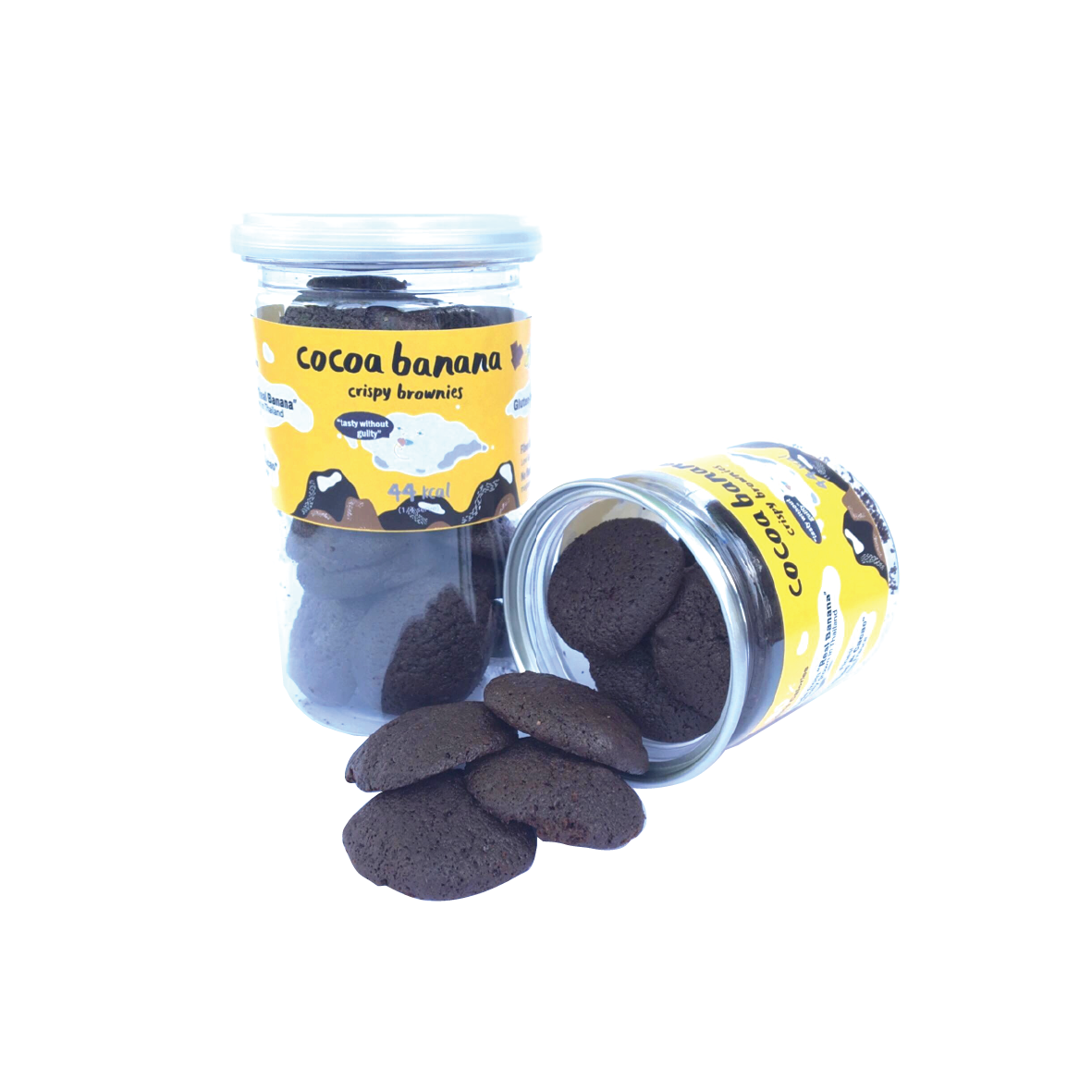 Crispy Brownies Cacao Banana