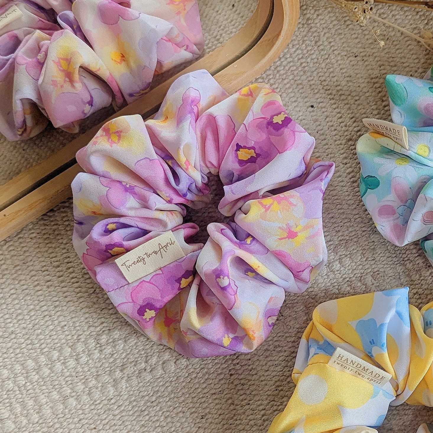 Flower Scrunchie ยางมัดผม (No.24)