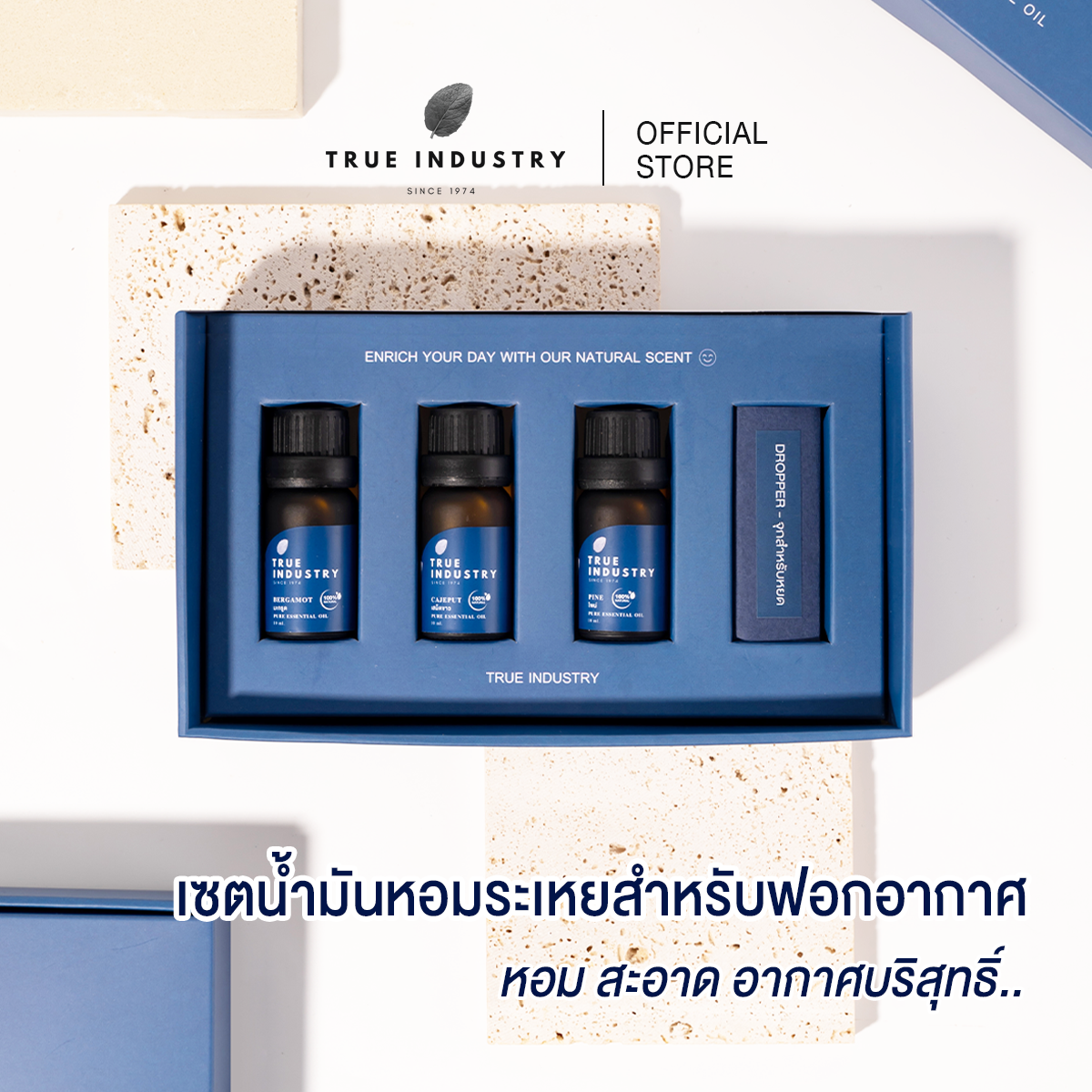 Essential Oils Set for Purify the Air เซตน้ำมันหอมระเหยสำหรับฟอกอากาศ