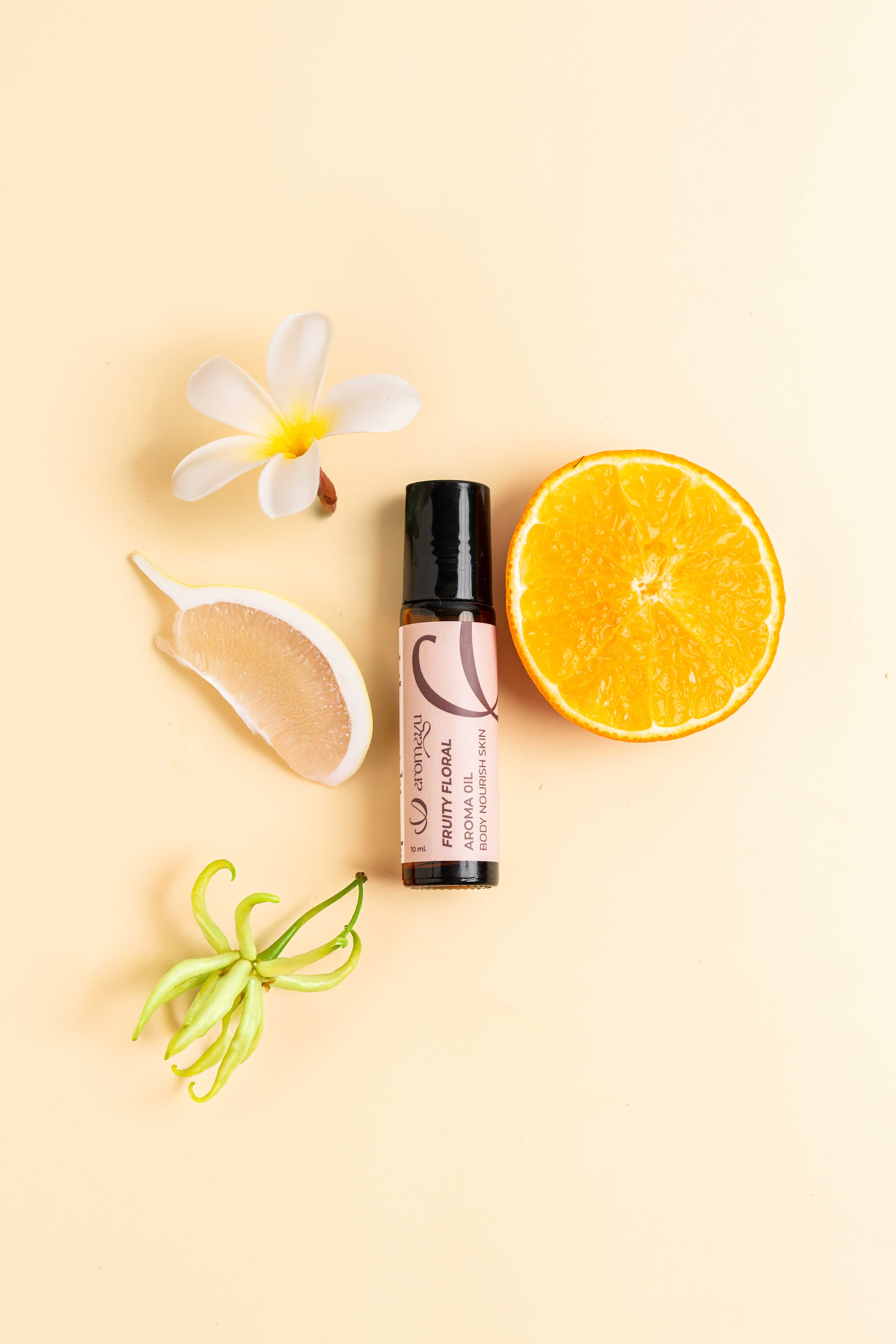 FRUITY FLORAL AROMA OIL BODY NOURISH SKIN 10 ml.