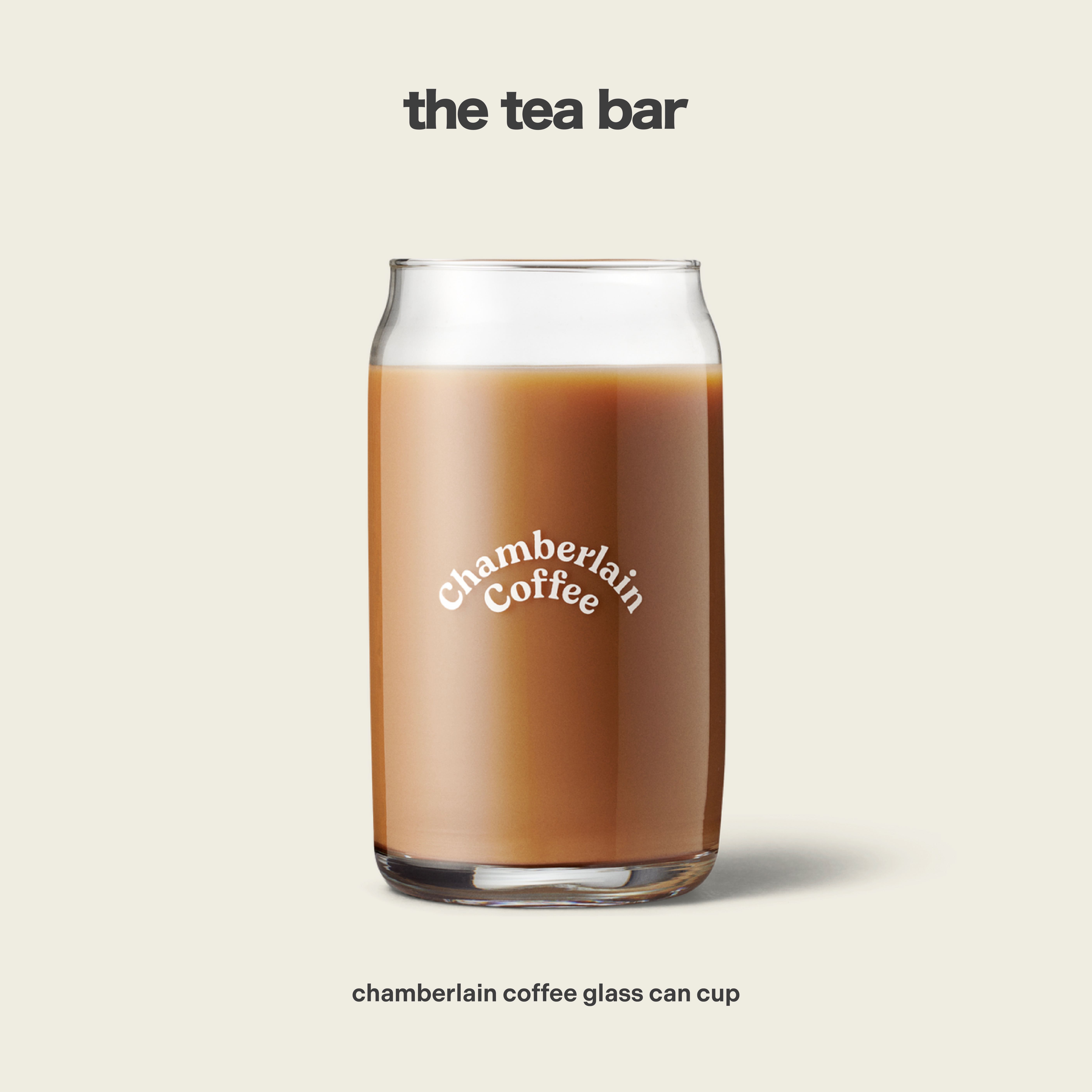 CHAMBERLAIN COFFEE glass can cup