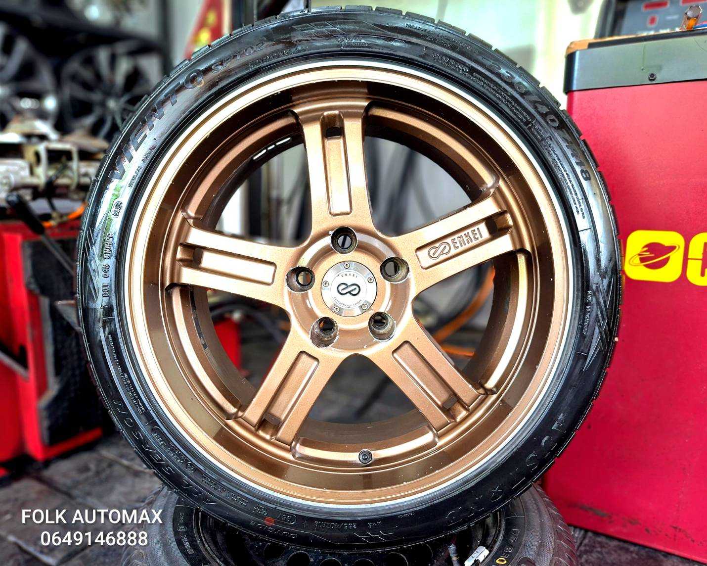 ล้อ Lenso ขอบ 18 มีรอยตามสภาพการใช้งาน พร้อมยางแถม Otani Pirelli Austone 1693568  55555  55555 