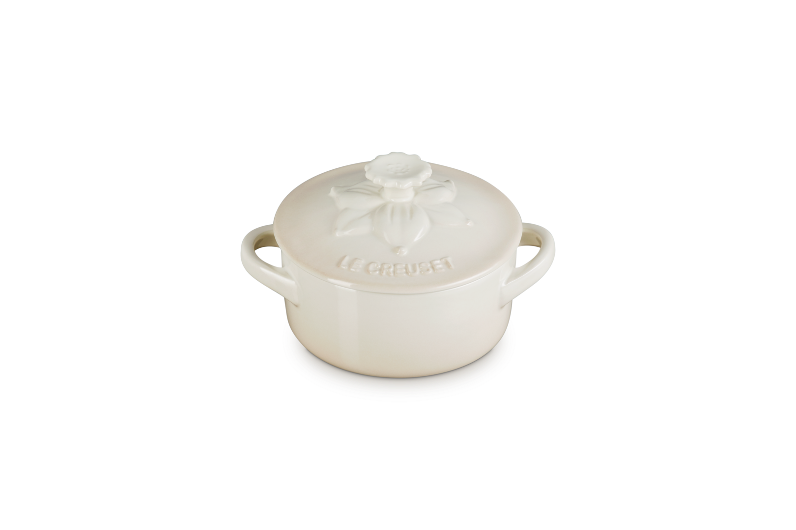 Classic 250ml Round Mini Cocotte Jardin Relief Meringue