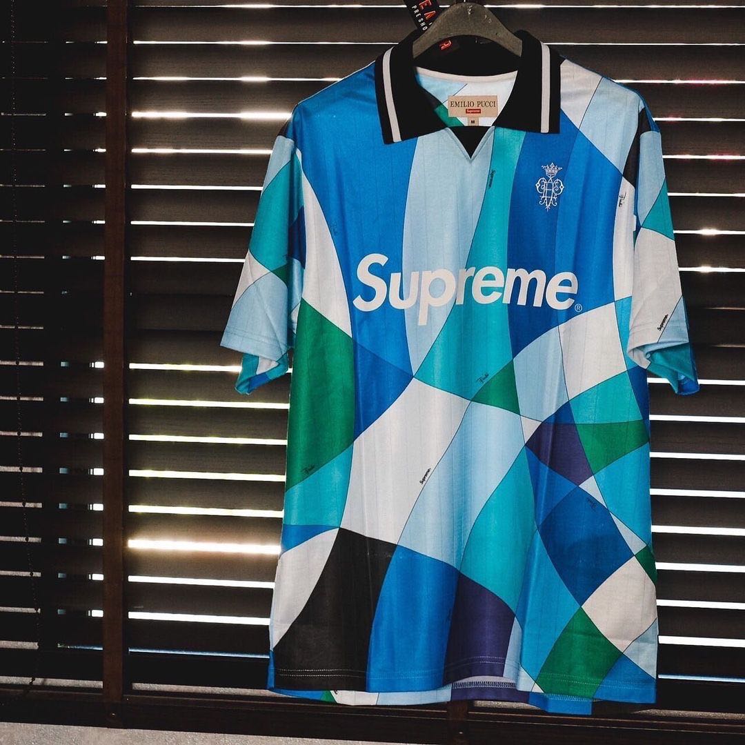 Supreme x Emilio Pucci Soccer Jersey | LINE SHOPPING