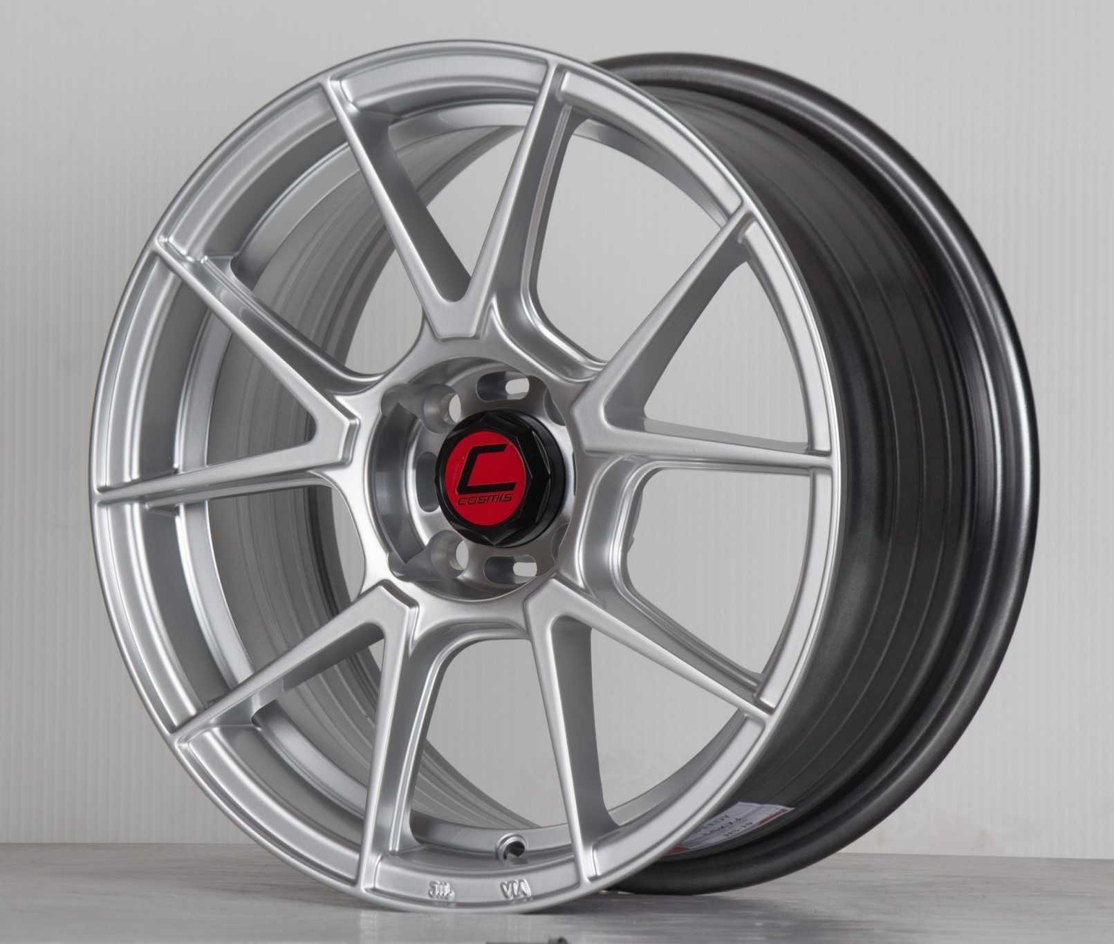 แม็กซ์ SPEEDY(YA5630) 15X7.0 4X100 ET30 CB.67.1 HS-10  (สีไฮเปอร์ซิลเวอร์+หลุมเงา)