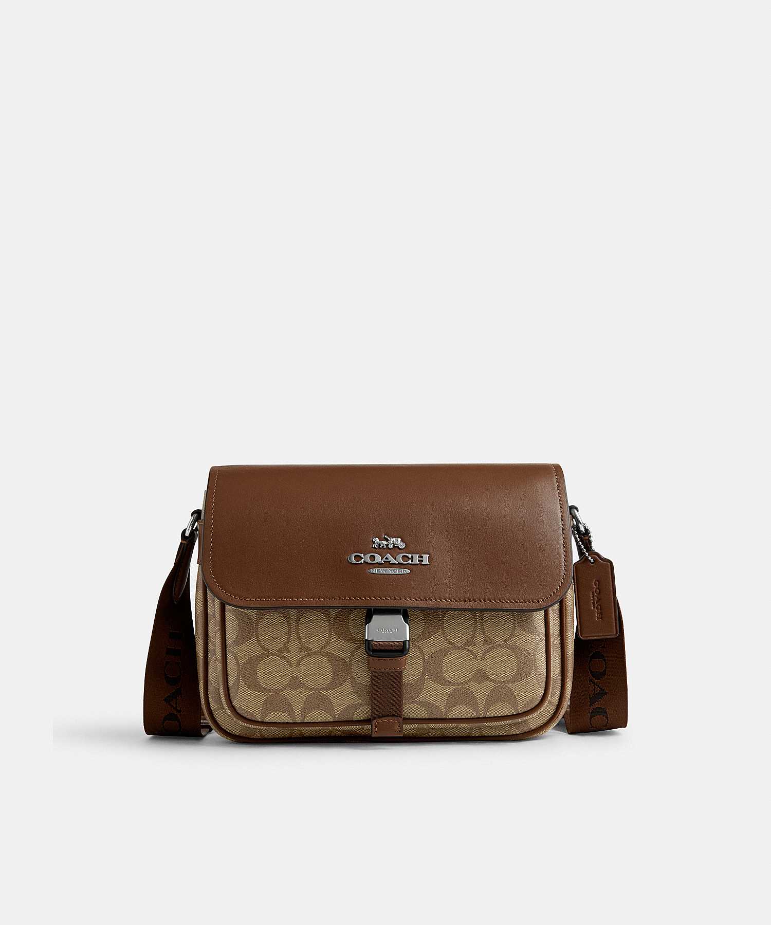 COACH PACE MESSENGER BAG IN SIGNATURE CANVAS CR131 SVWQ3