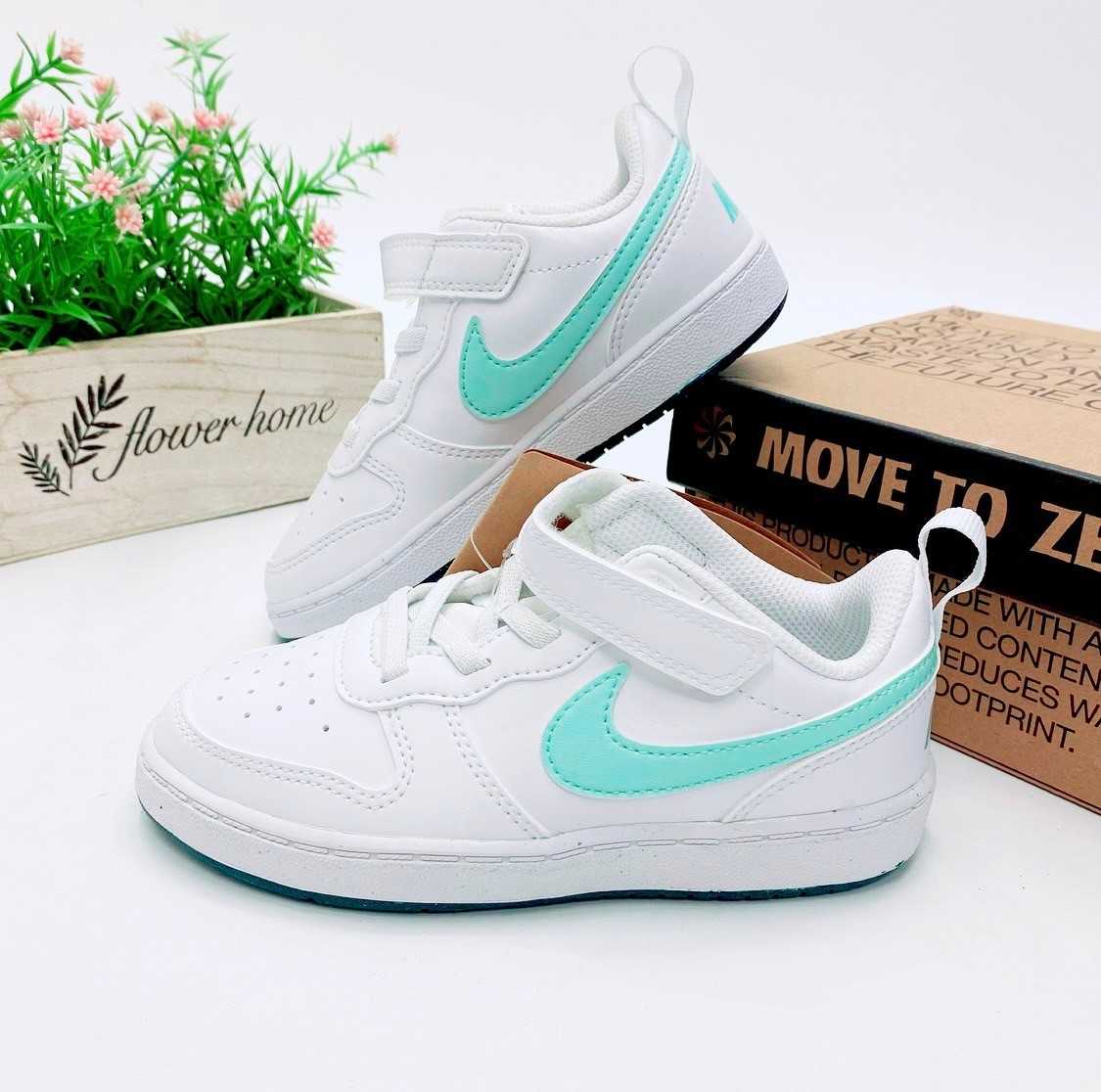 พร้อมส่ง Nike Court Borough  White Shoes
