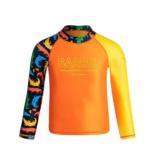BARREL KID_SUMMER RASHGUARD - ORANGE