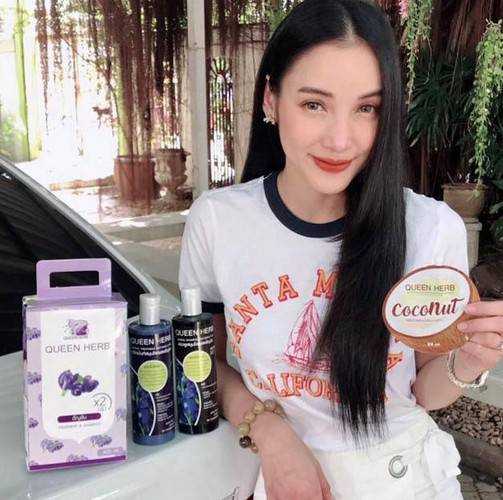 ควีนเฮิร์บ QUEENHERB แชมพูสมุนไพรอัญชัน
