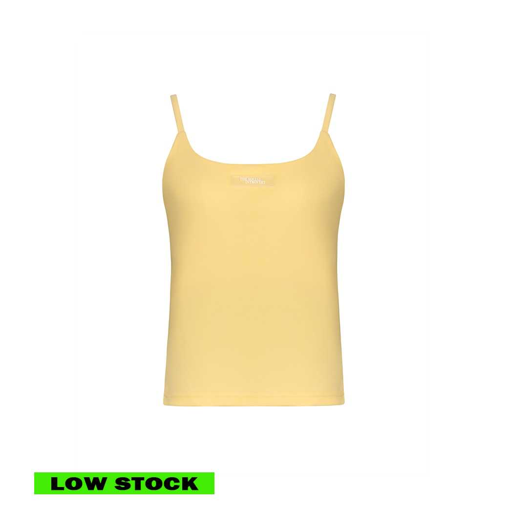 JAILEY SPAGHETTI TANK TOP - YELLOW