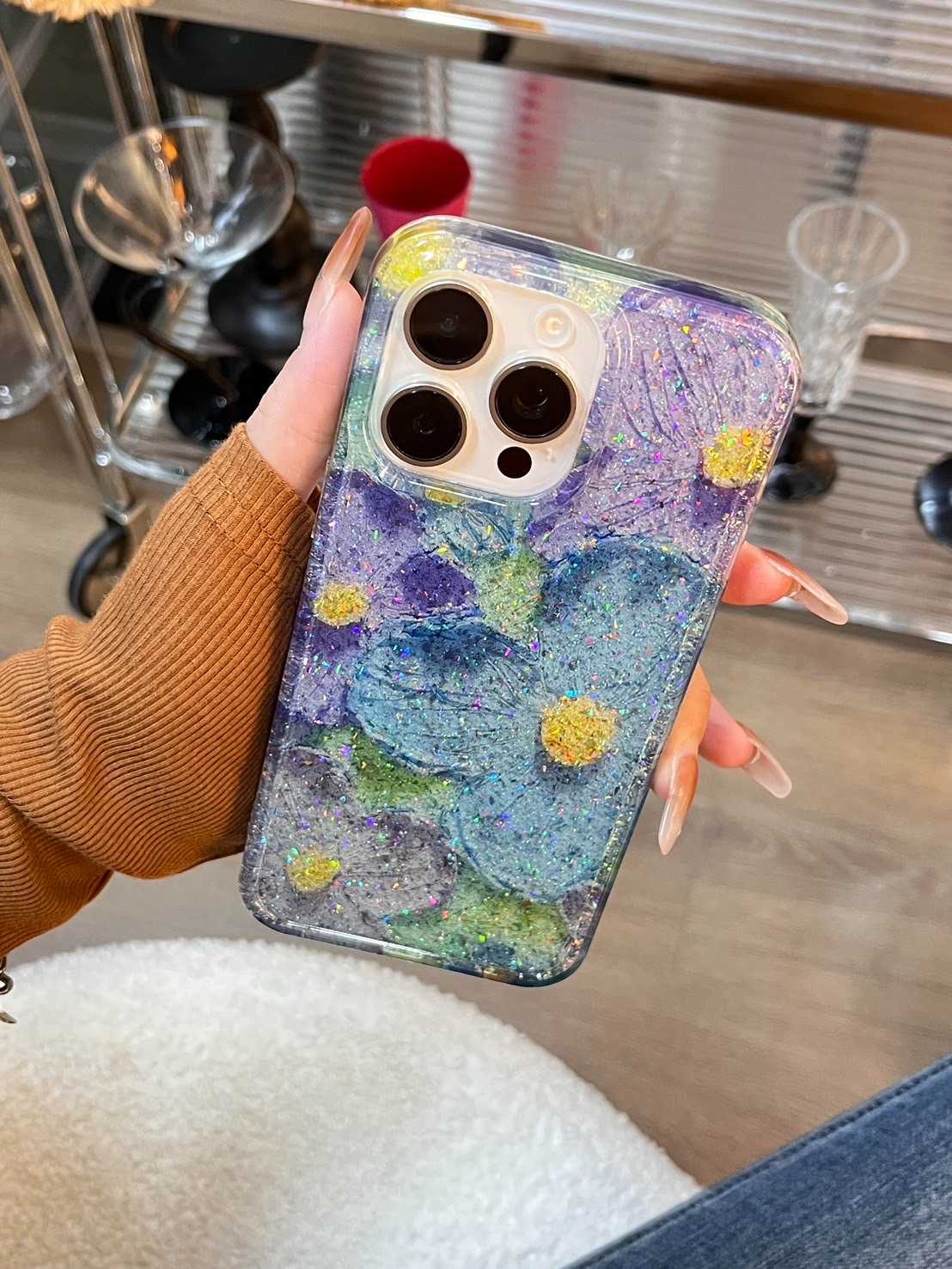 Starry Bloom iPhone Case