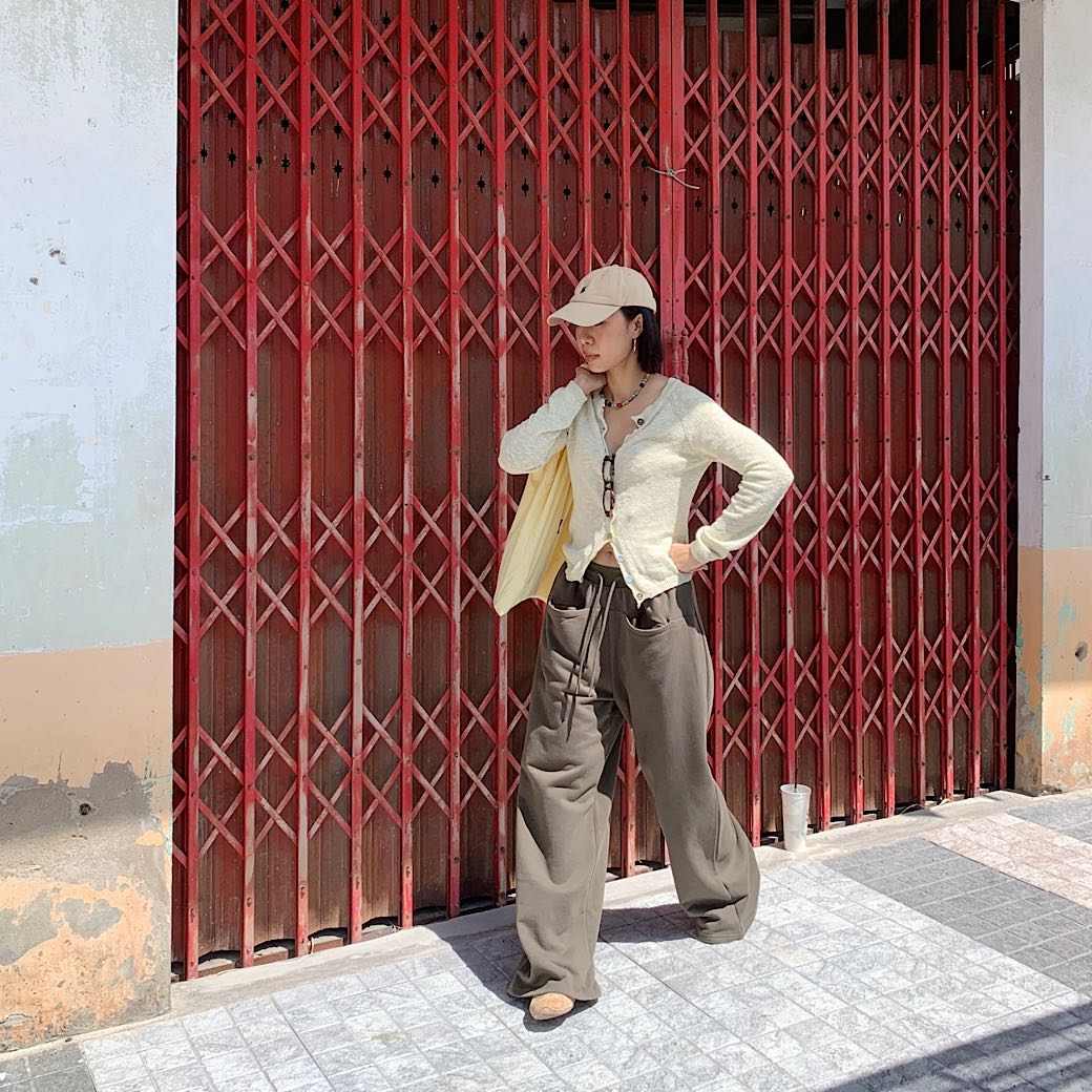 Autumn tie sweatpants