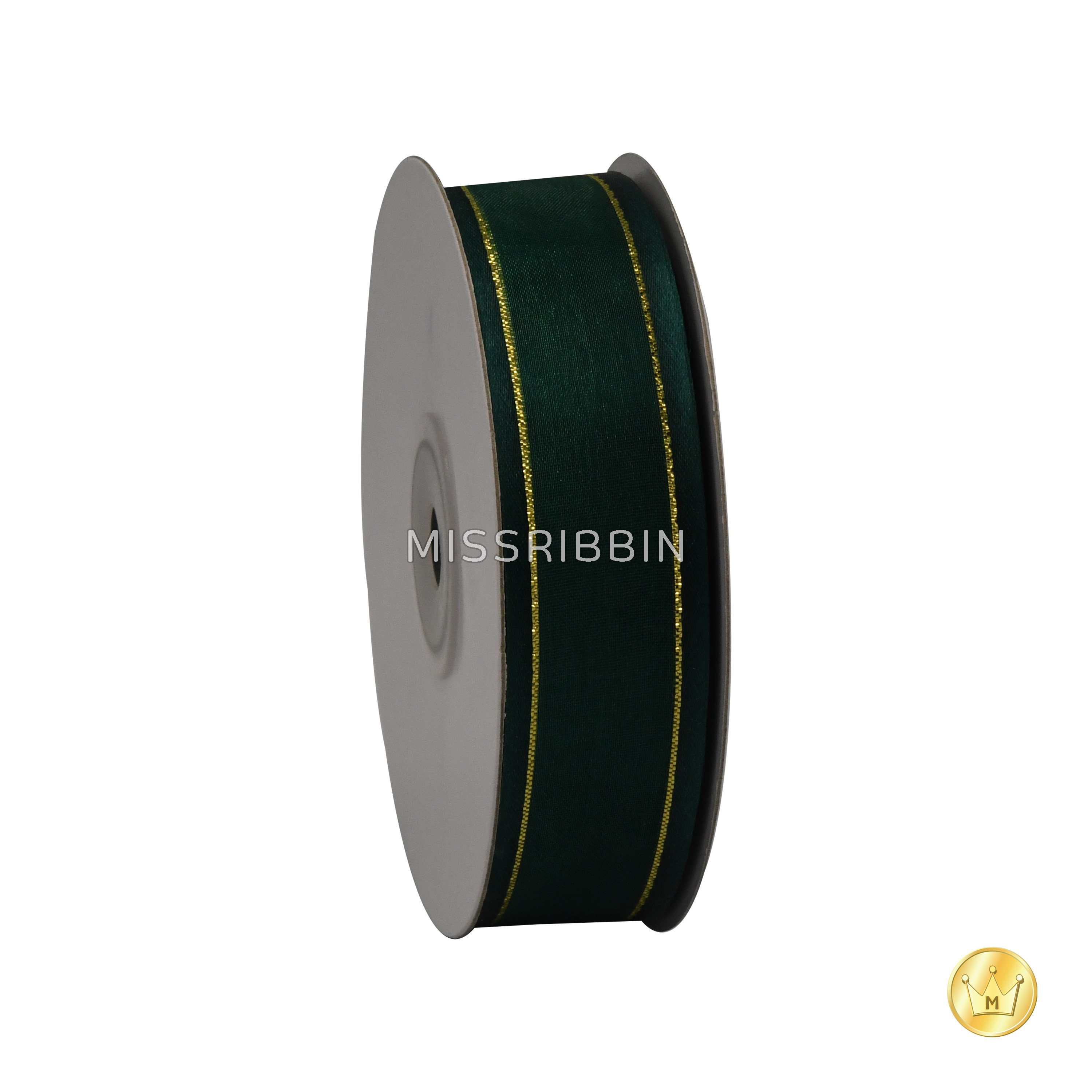 ริบบิ้นชีฟอง (สี 510) ม้วนยาว 25หลา ขนาด 10 15 25มม.