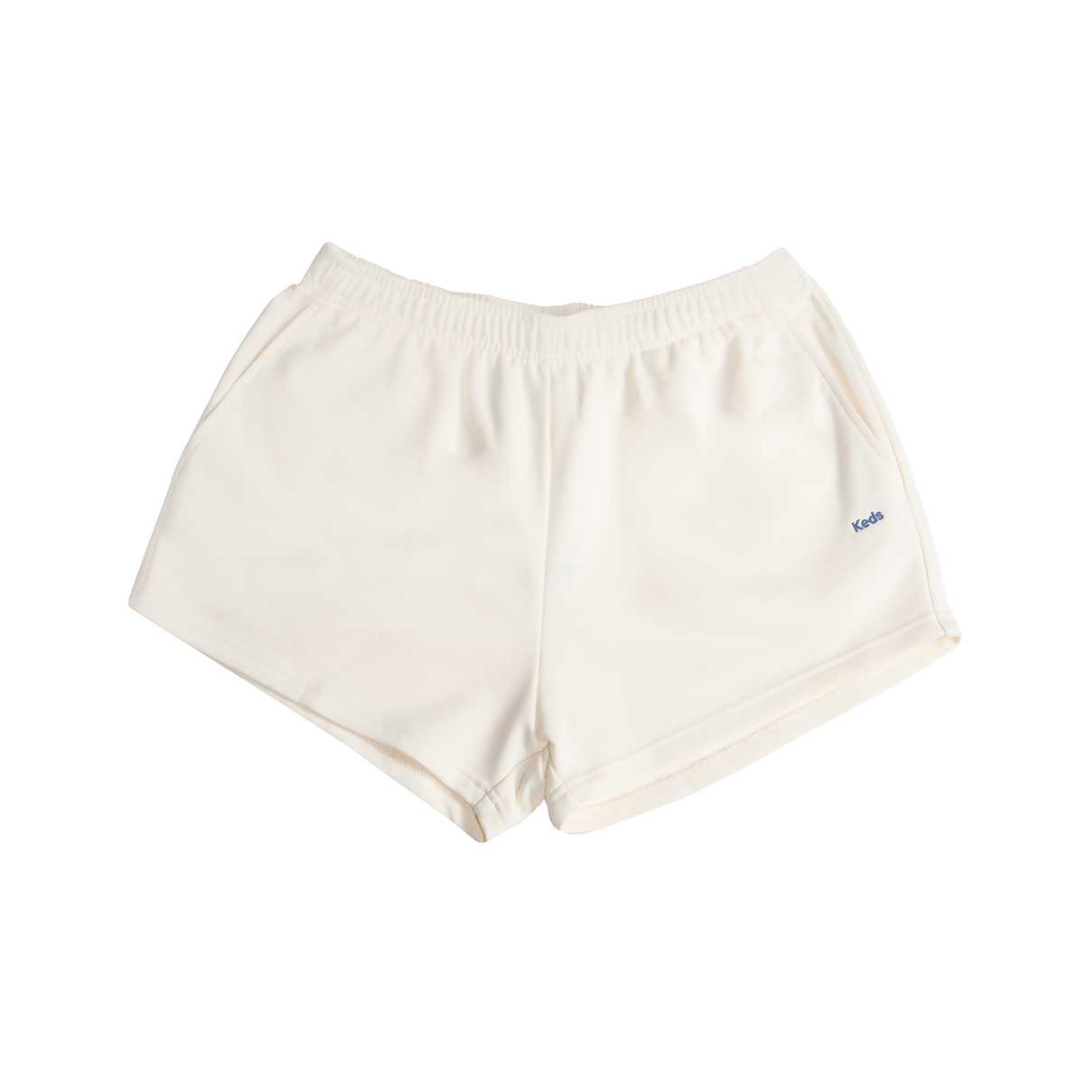 กางเกงวอร์มขาสั้น รุ่น KEDS SWEATSHORTS สีครีม F24APB02010