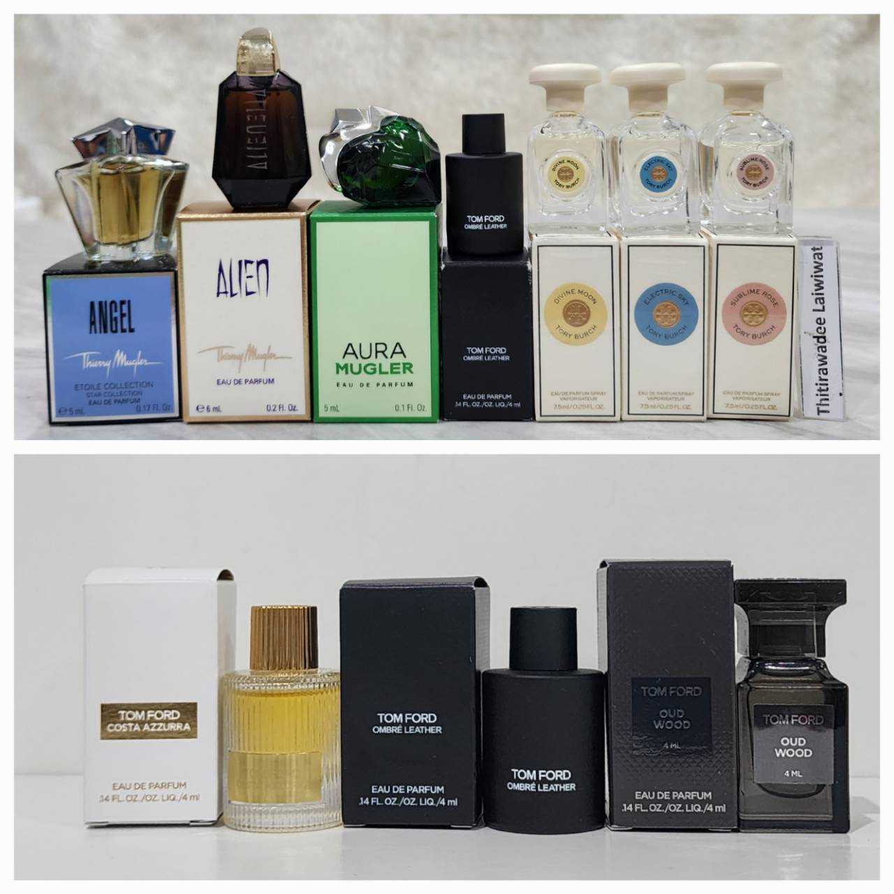 น้ำหอมจิ๋วมินิ รวมแบรนด์  Thierry Mugler / Tom Ford /Tory Burch
