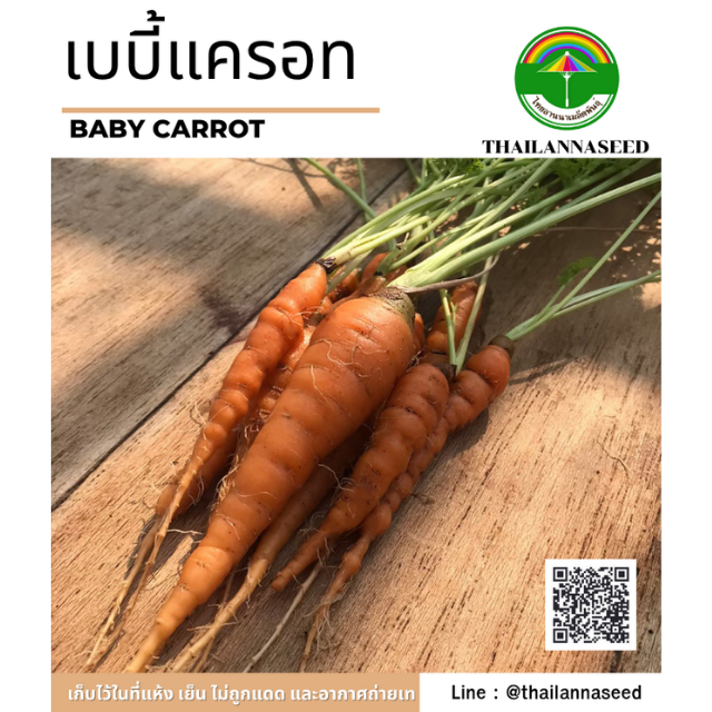 เบบี้ แครอท ( ขนาด 0.2 ) รหัสสินค้า 4012