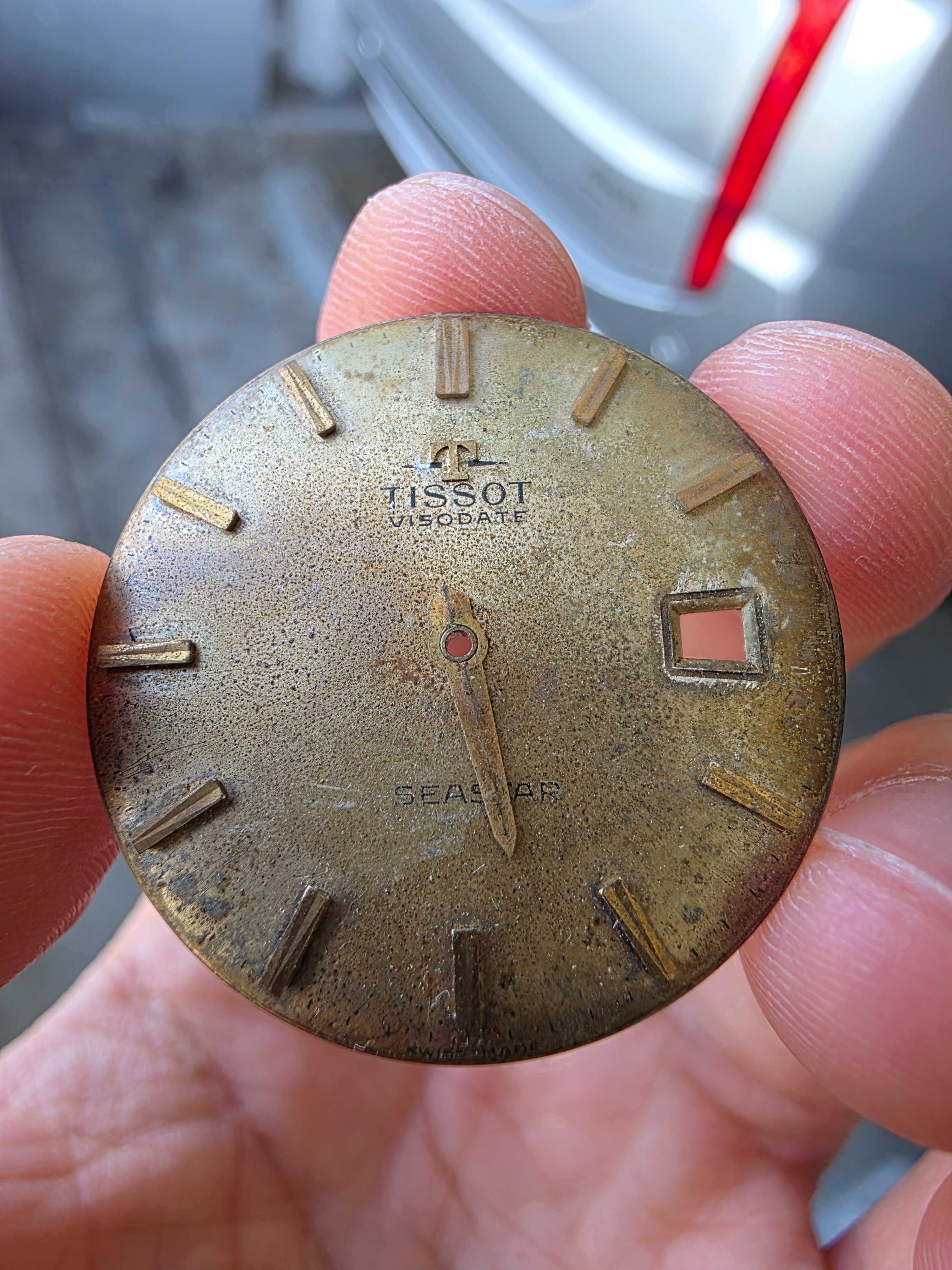 อะไหล่ หน้าปัด นาฬิกา ยี่ห้อ TISSOT ทิสสอท สวยเก่าเก็บเดิมๆ หายาก ขายตามสภาพ พร้อมส่ง