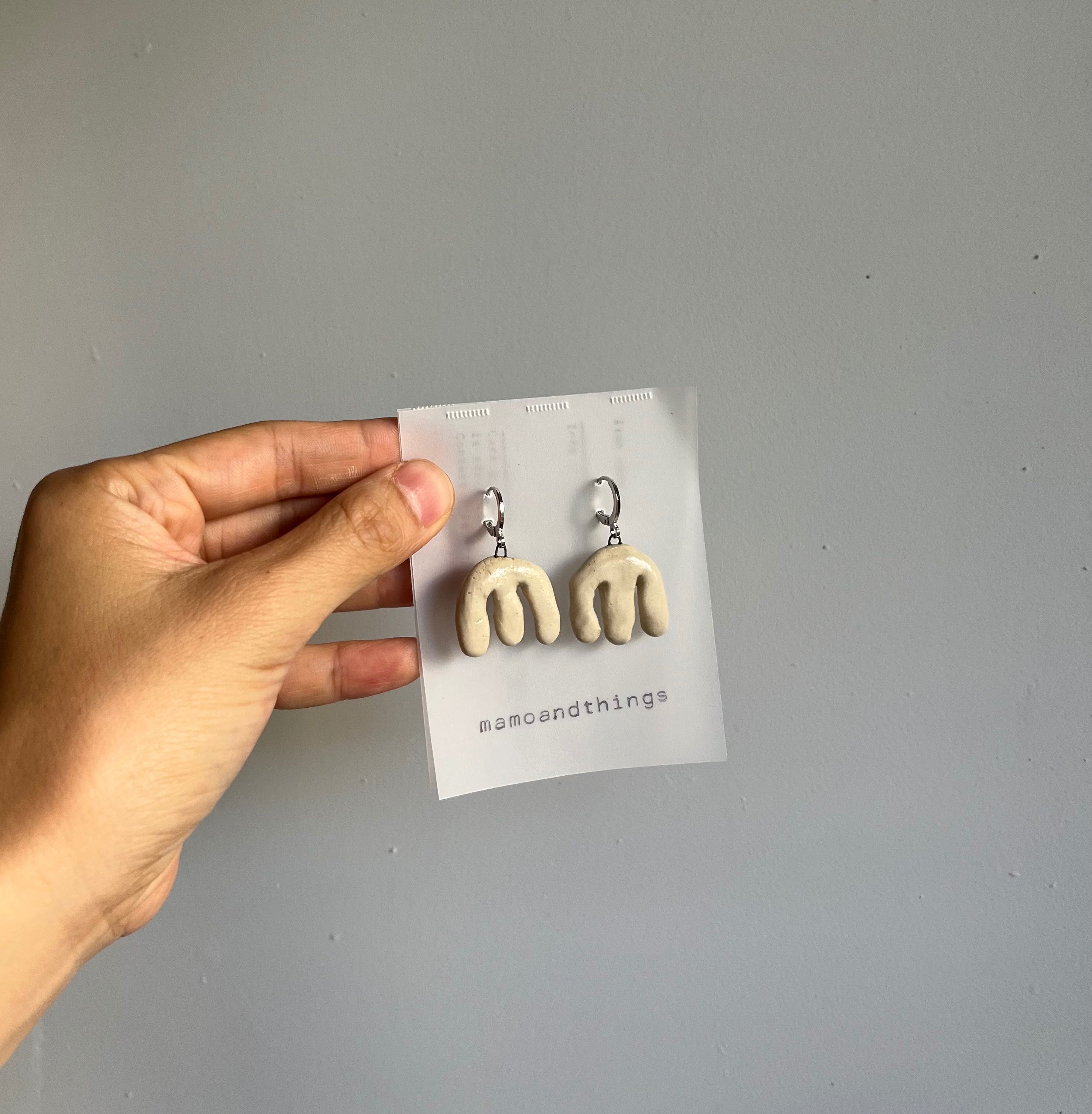 Coral flower earrings #E002