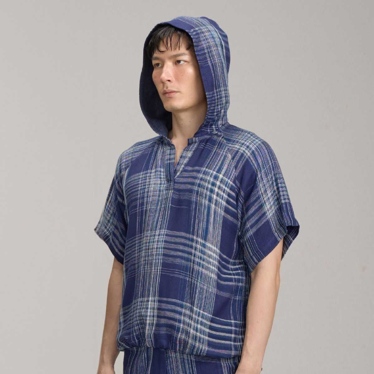 เสื้อเบลาส์ SS24/BL57 White Navy #F