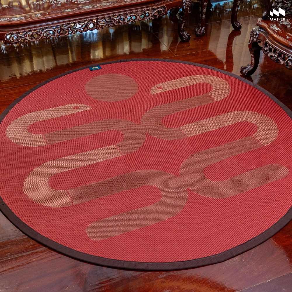 เสื่อกลม Lucky Snake Roundmat 180 cm.
