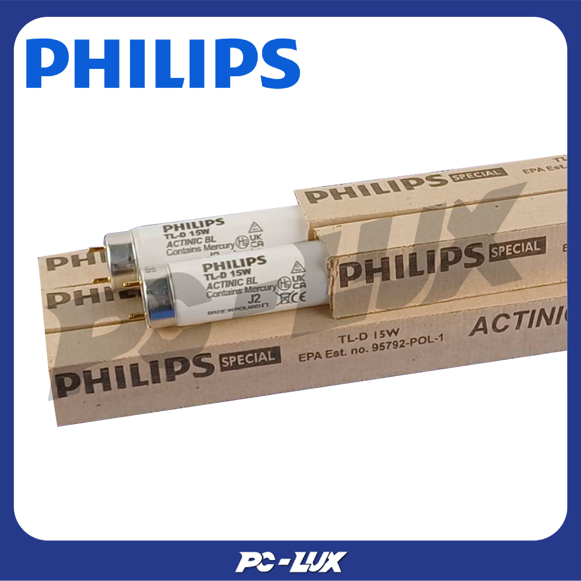 PHILIPS หลอดไฟล่อแมลง Actinic BL TL-D (จำนวน 1 หลอด)