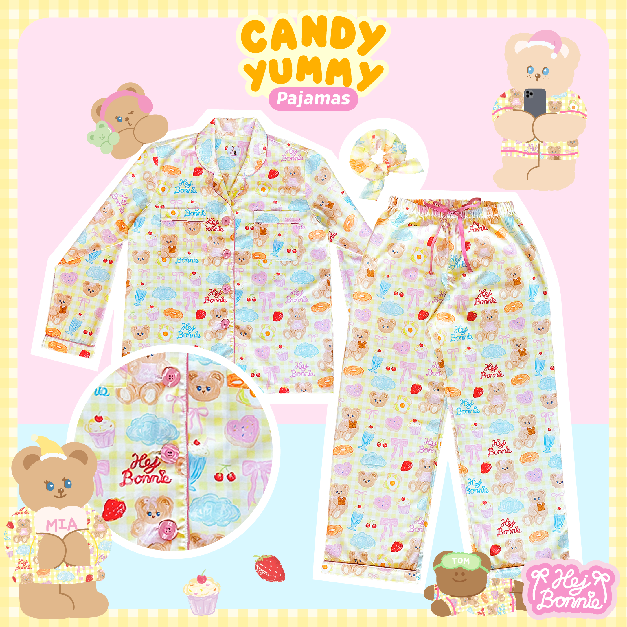 [สำหรับผู้ใหญ่] Candy Yummy Pajamas l Hej Bonnie Official
