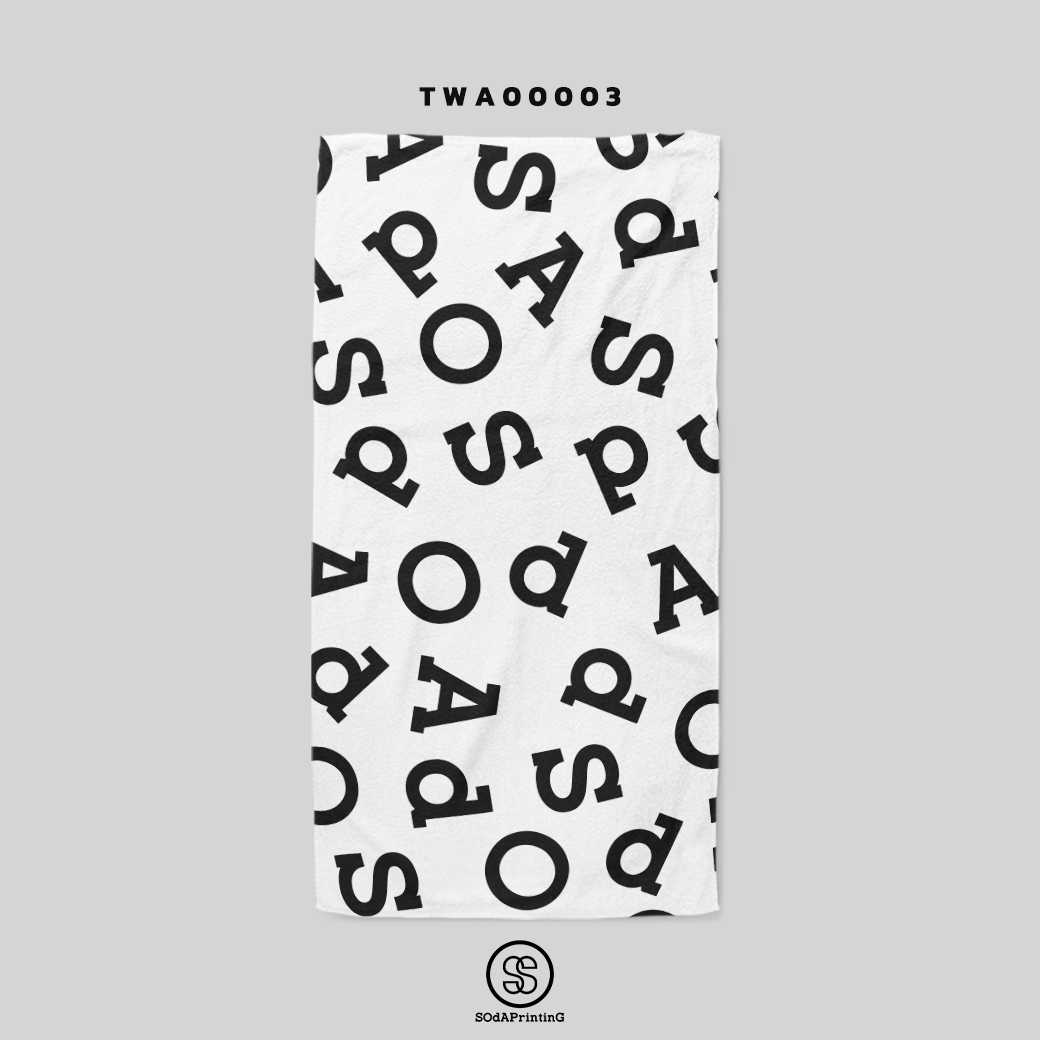 ผ้าเช็ดตัว SOdA Collection รหัส TWA00003 #SOdAtowel #SOdAhome #SOdAcollection