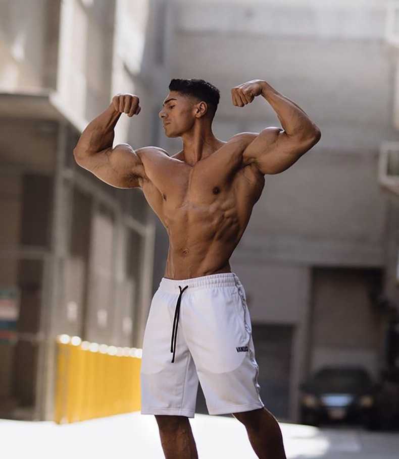 กางเกงขาสั้น VANQUISH #4 / ผ้าคอตตอนผสมโพลีฯ ทรงสวย ใส่ได้ทั้งยิม เที่ยว ผ้านิ่ม ยืดหยุ่นดี ใส่สบาย