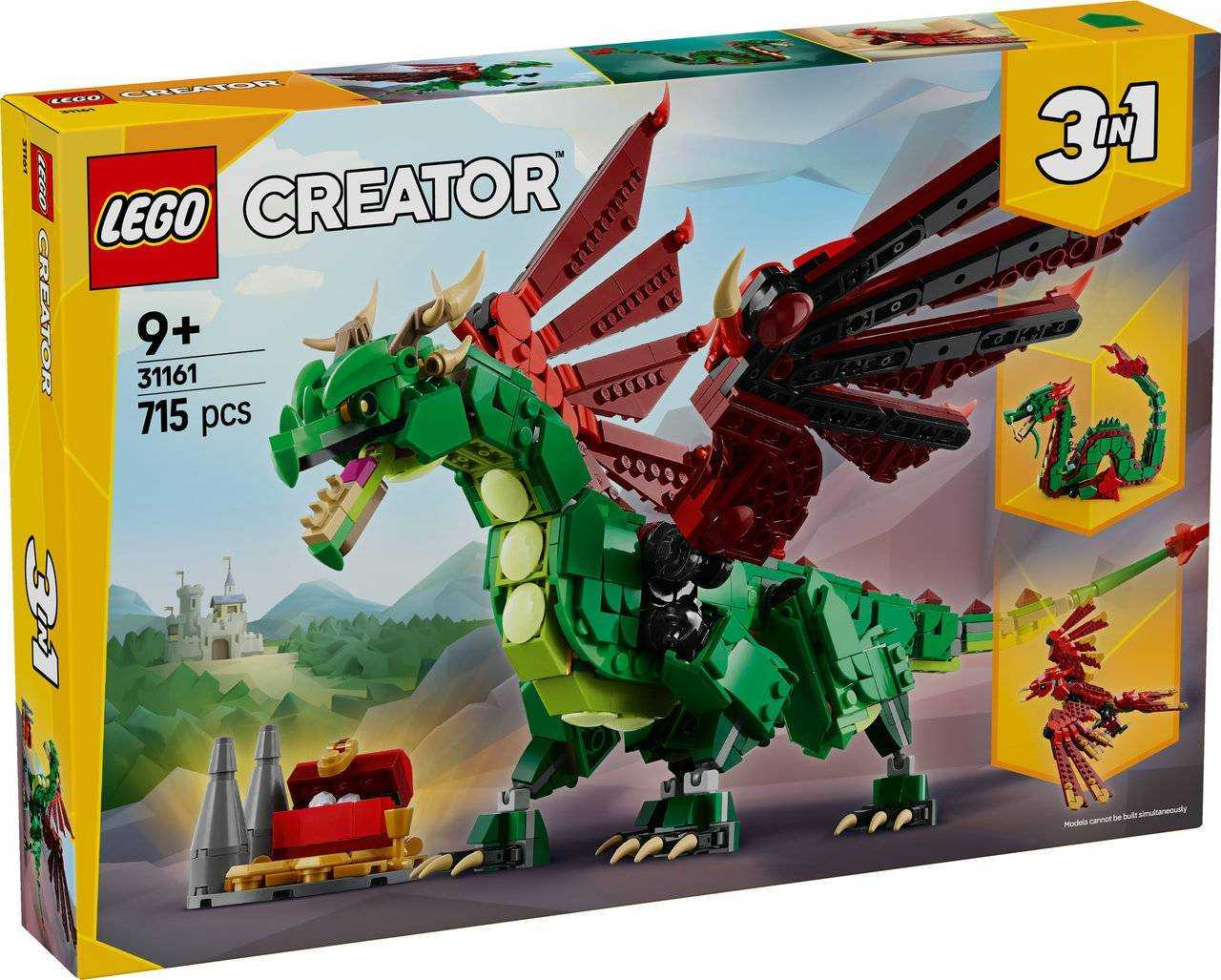 LEGO Creator 3in1 31161 Medieval Dragon