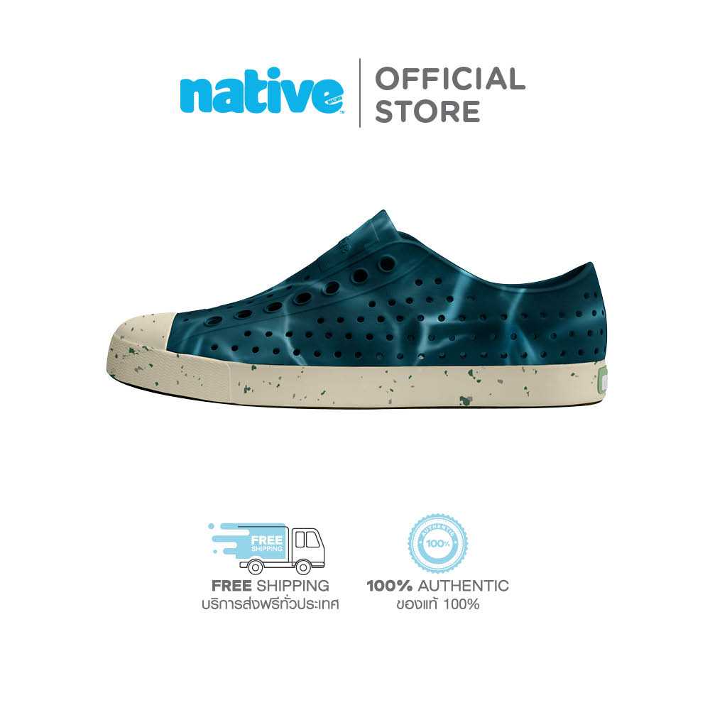รองเท้ากันน้ำผู้ใหญ่EVAรุ่นJefferson Wanderfoam Print Oasis Blue/Bone White Speckle/Deep Sea Blue