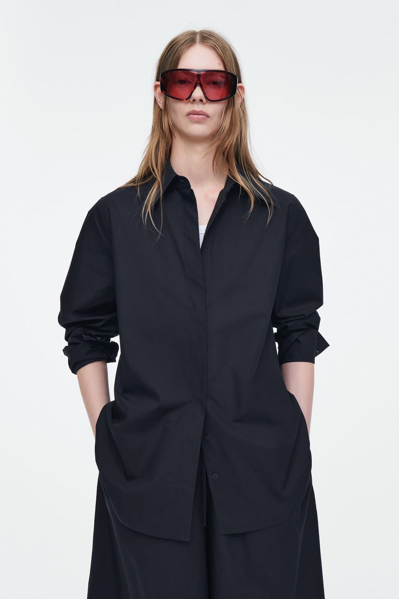 C O S MINIMAL COTTON SHIRT