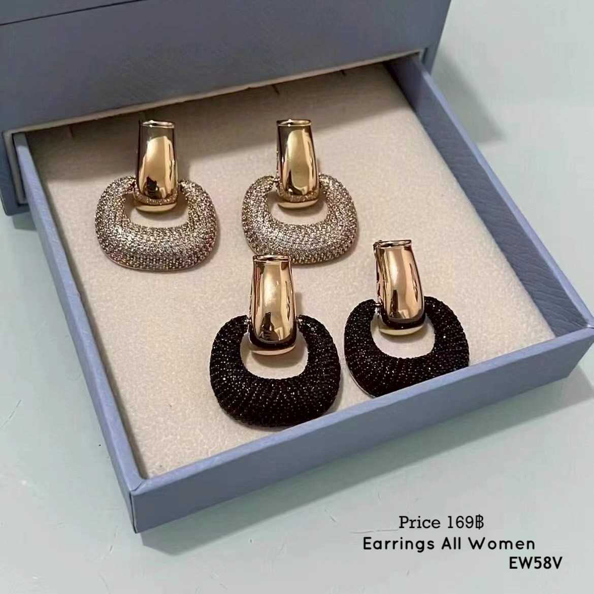 EW56V ต่างหูเก๋ๆๆ เครื่องประดับสำหรับผู้หญิง