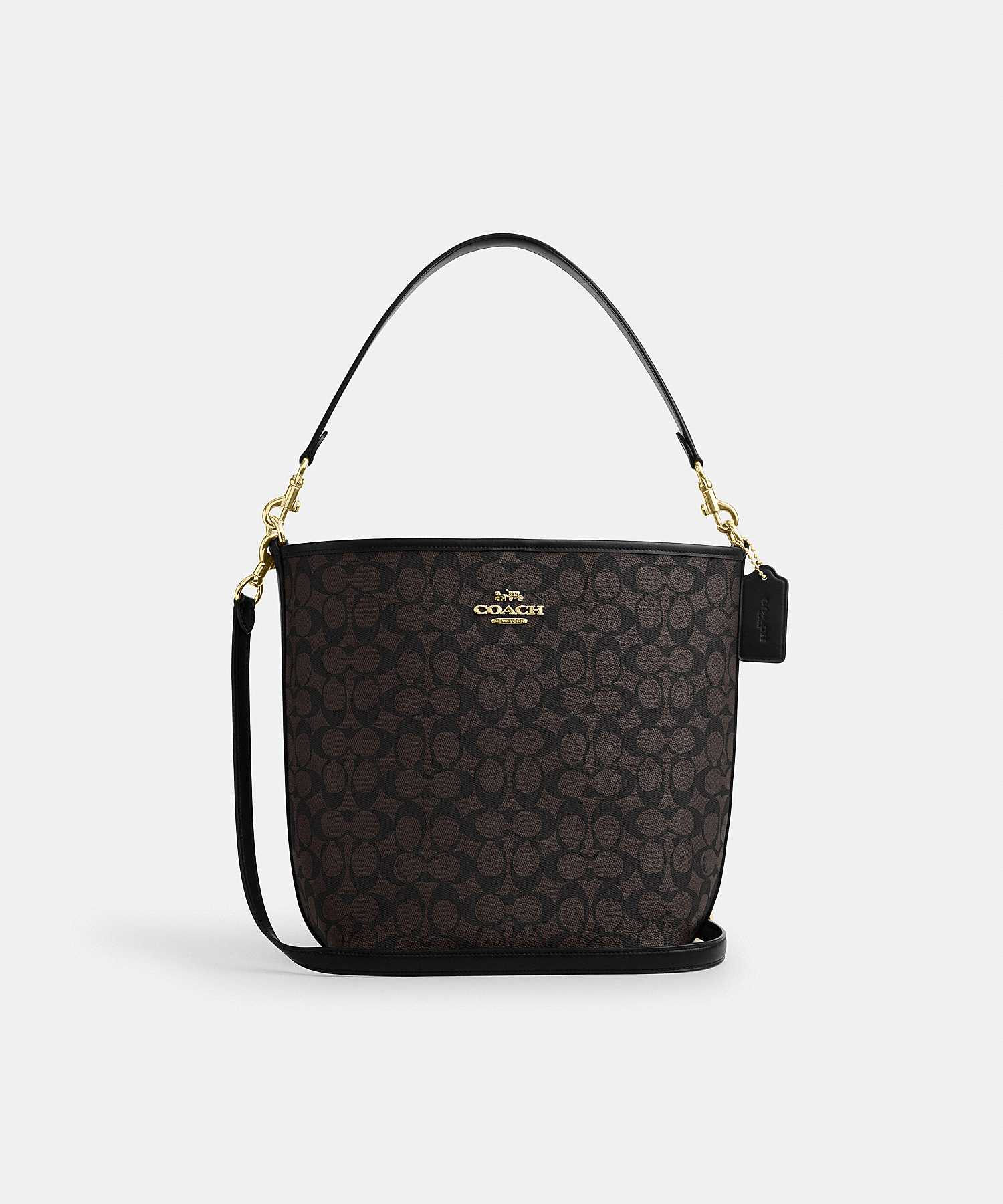 COACH CITY LARGE BUCKET BAG IN SIGNATURE CANVAS CT802 IMXAQ