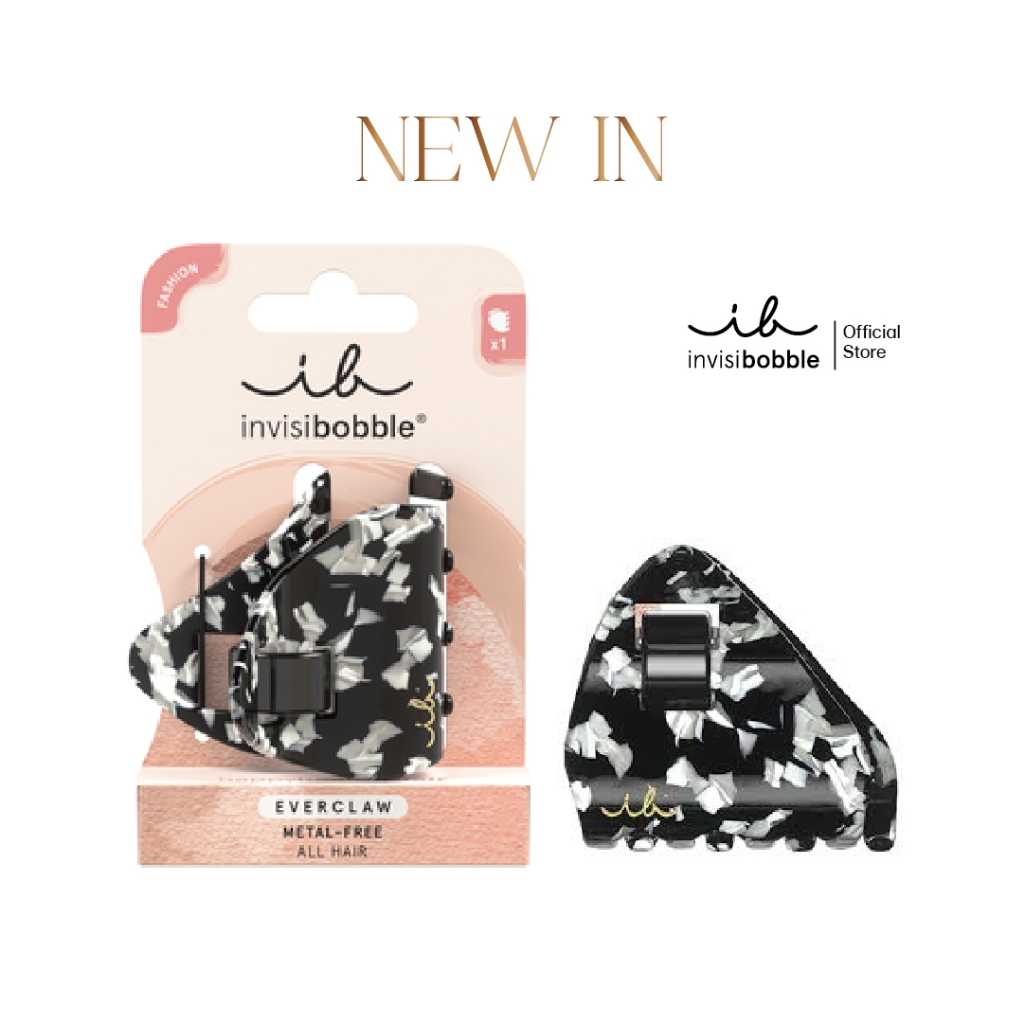 invisibobble กิ๊บหนีบผม กิ๊บติดผม ถนอมเส้นผม รุ่น Everclaw สี Past Midnight (1 กล่องบรรจุ 1 ชิ้น)